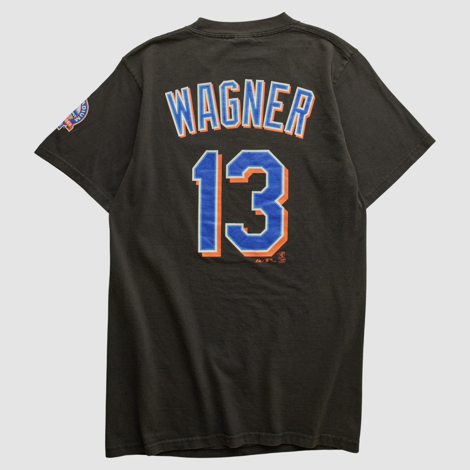 New York Mets Majestic 2000s T-shirt - Black - XS