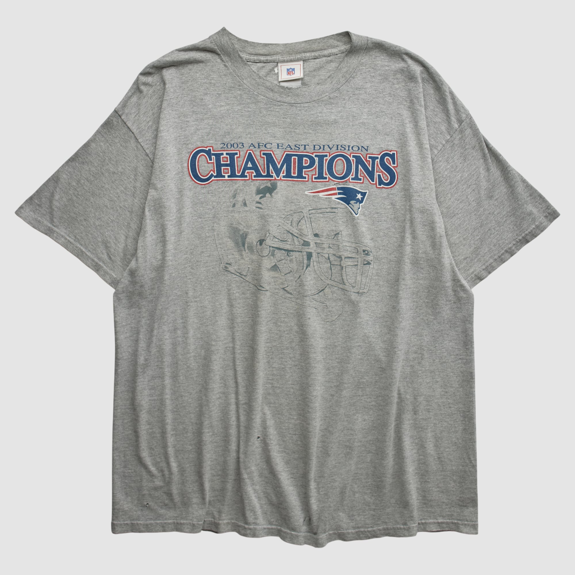 New England Patriots NFL 2003 T-shirt - Heather Gray - M