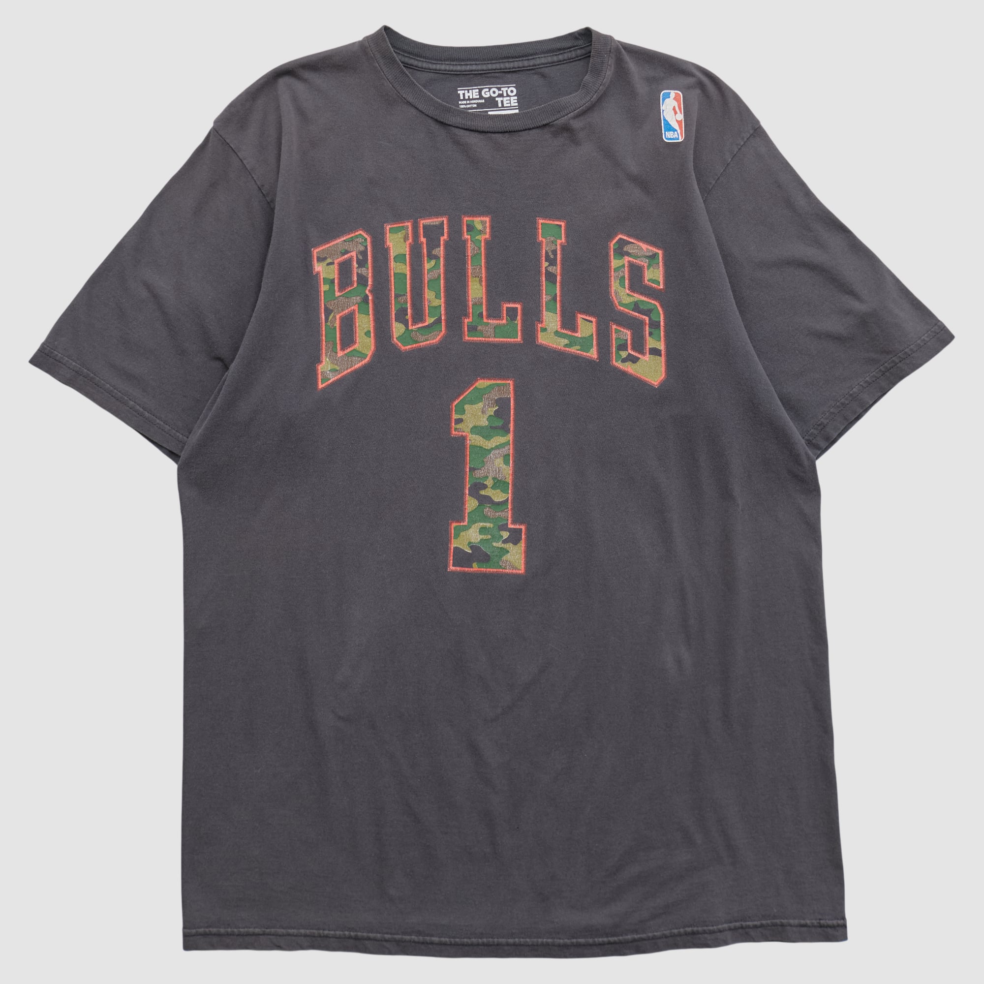 Chicago Bulls Adidas 2010s T-shirt - Charcoal - S