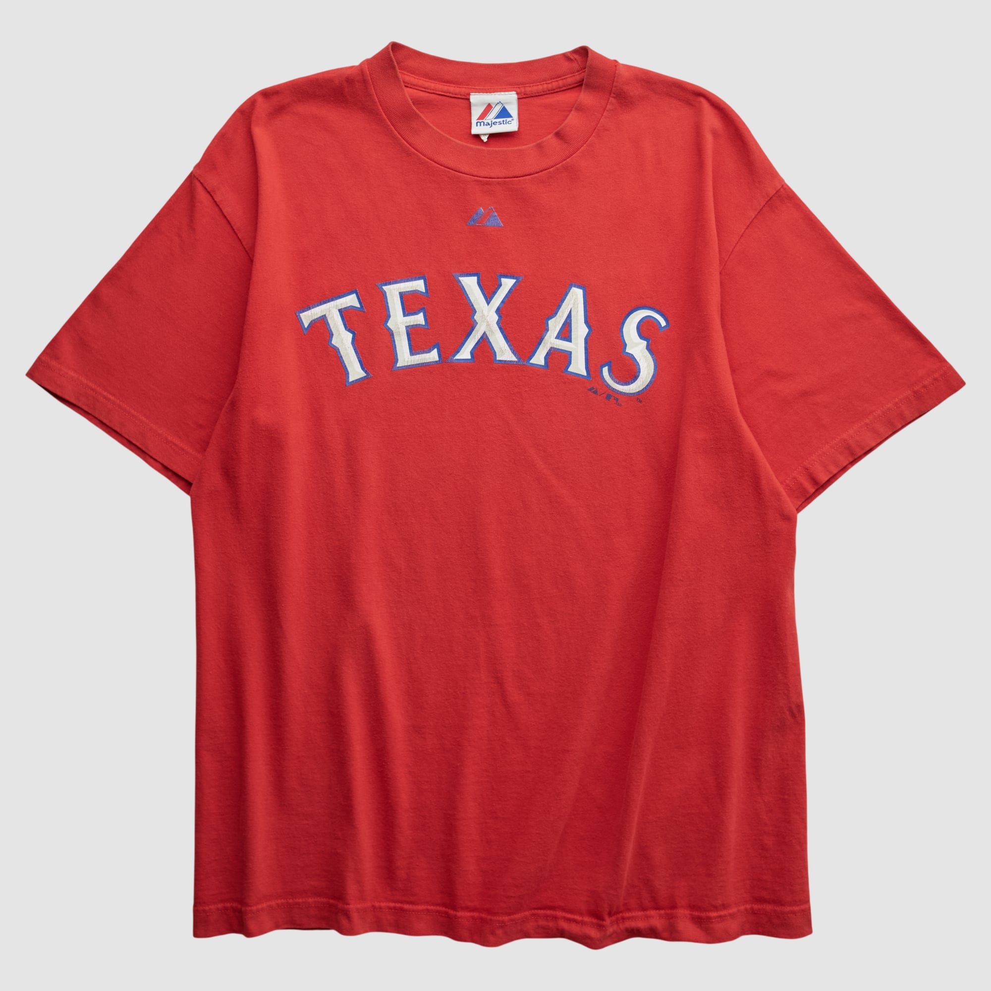 Texas Rangers Majestic 2010s T-shirt - Red - S