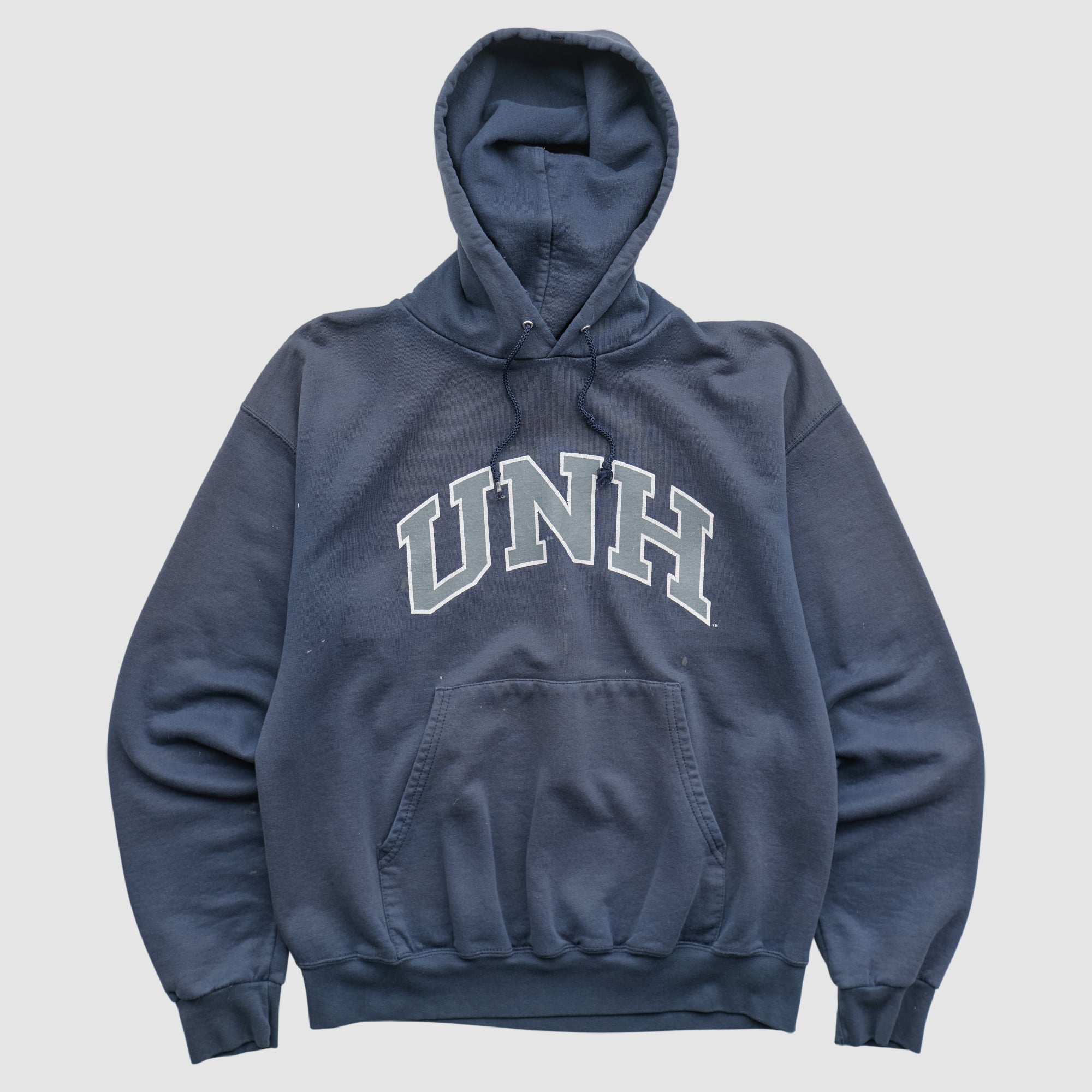 New Hampshire Wildcats Champion 2000s Hooded Pullover Sweatshirt - Navy - S
