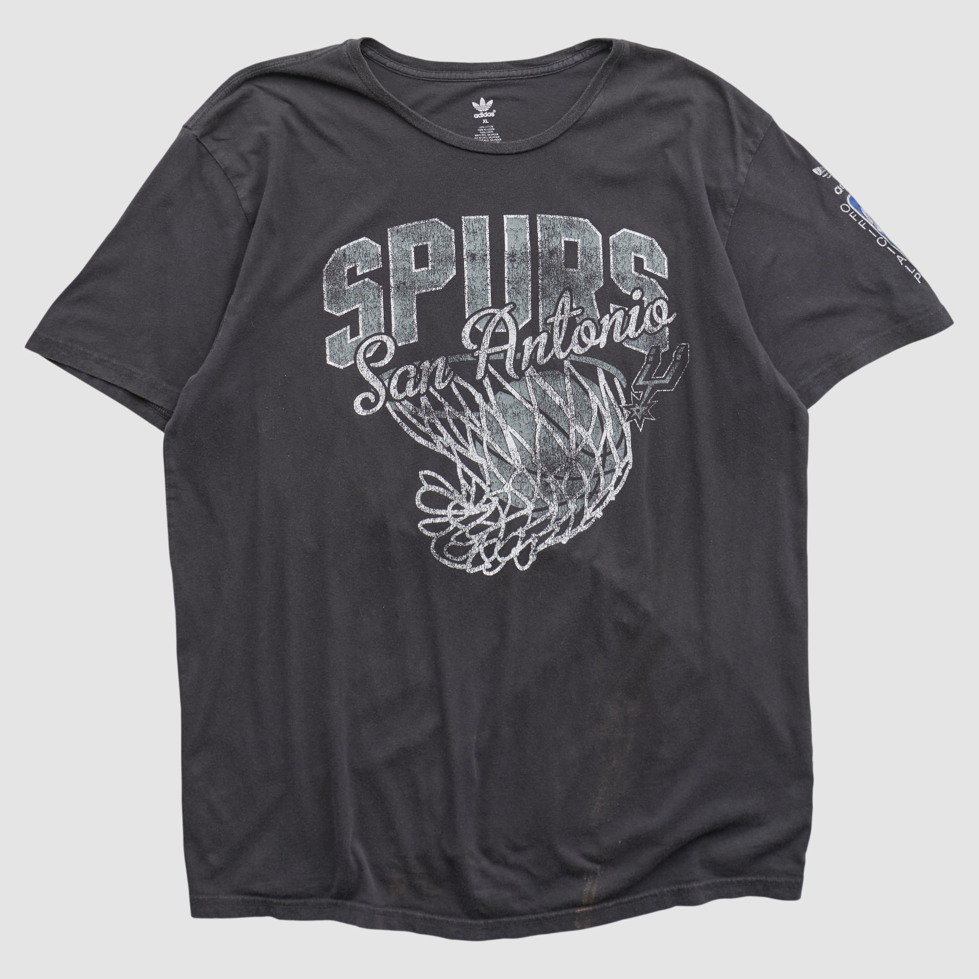 San Antonio Spurs Adidas 2010s T-shirt - Black - M
