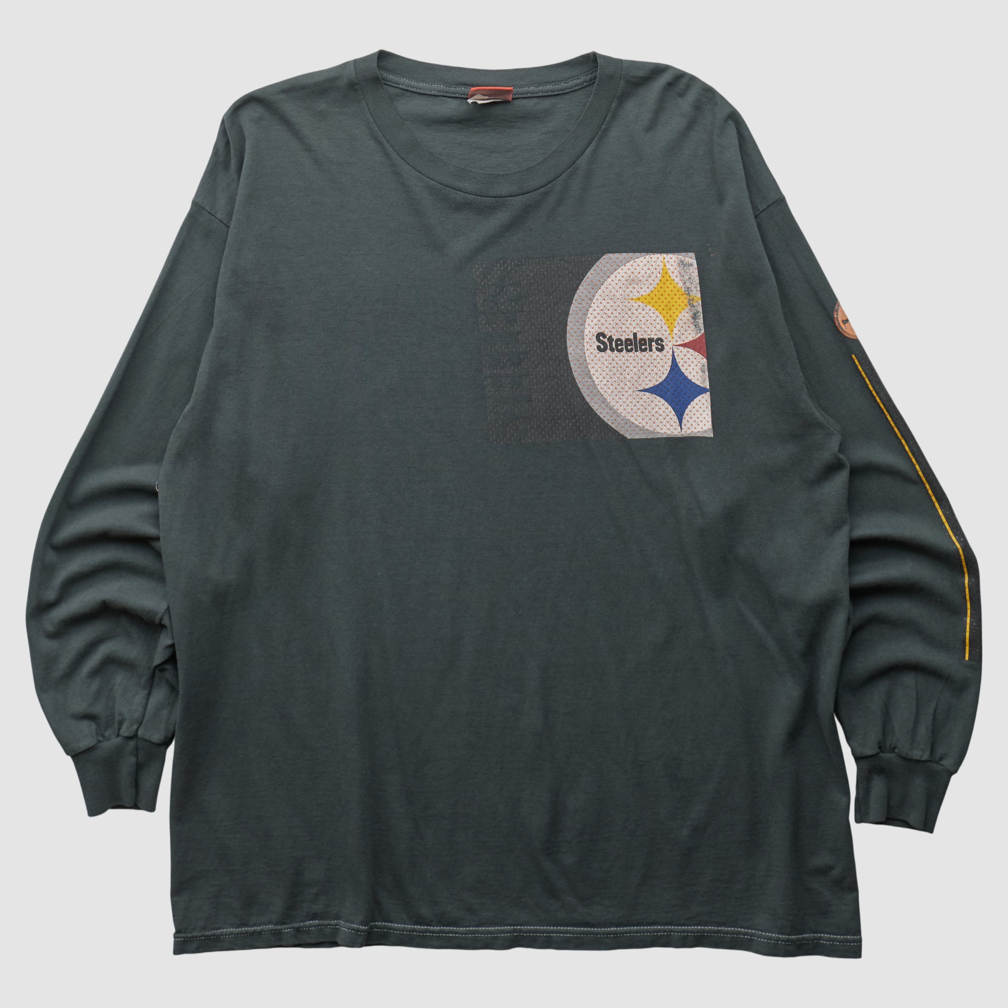 Pittsburgh Steelers NFL 2000s Long Sleeve T-shirt - Black - 3XL