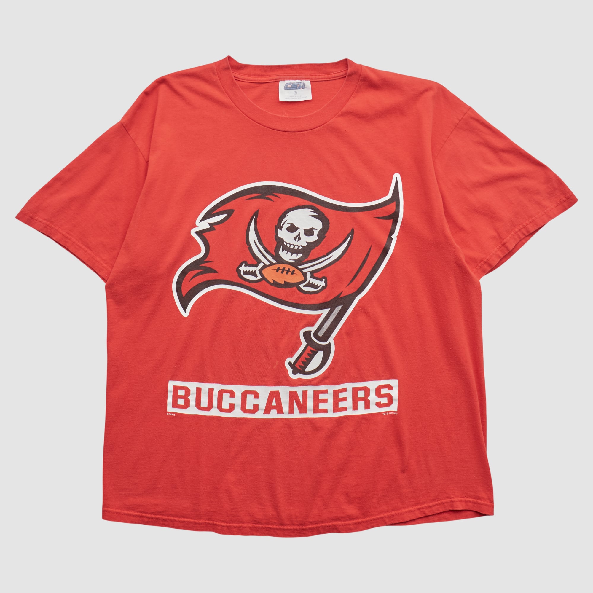 Tampa Bay Buccaneers CSA 1997 T-shirt - Red - L