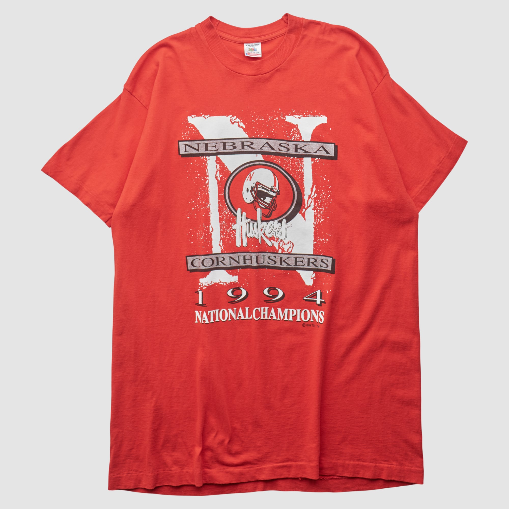 Nebraska Huskers Fruit of the Loom 1994 T-shirt - Red - XL