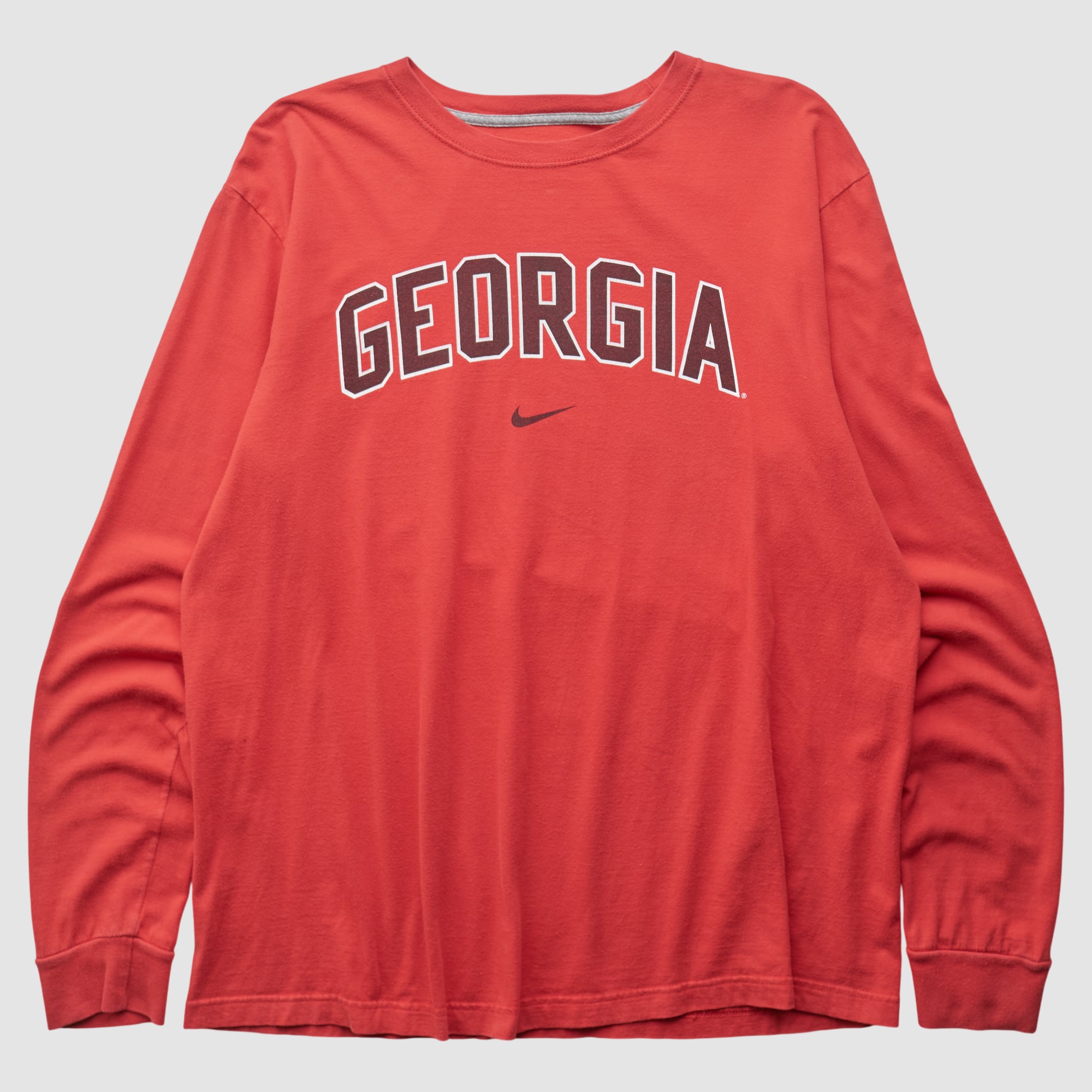 Georgia Bulldogs Nike 2010s Long Sleeve T-shirt - Red - 2XL