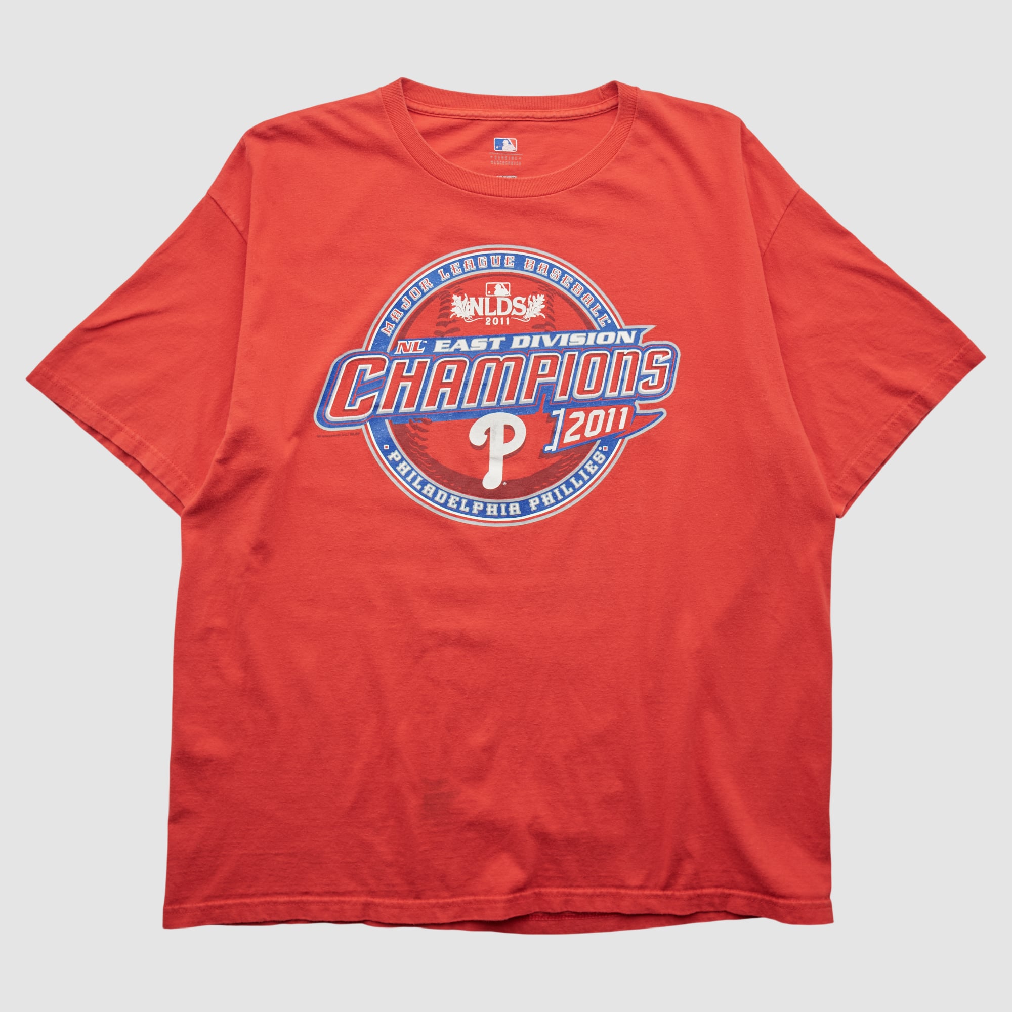 National League East Division Genuine Merchandise 2011 T-shirt - Red - XL