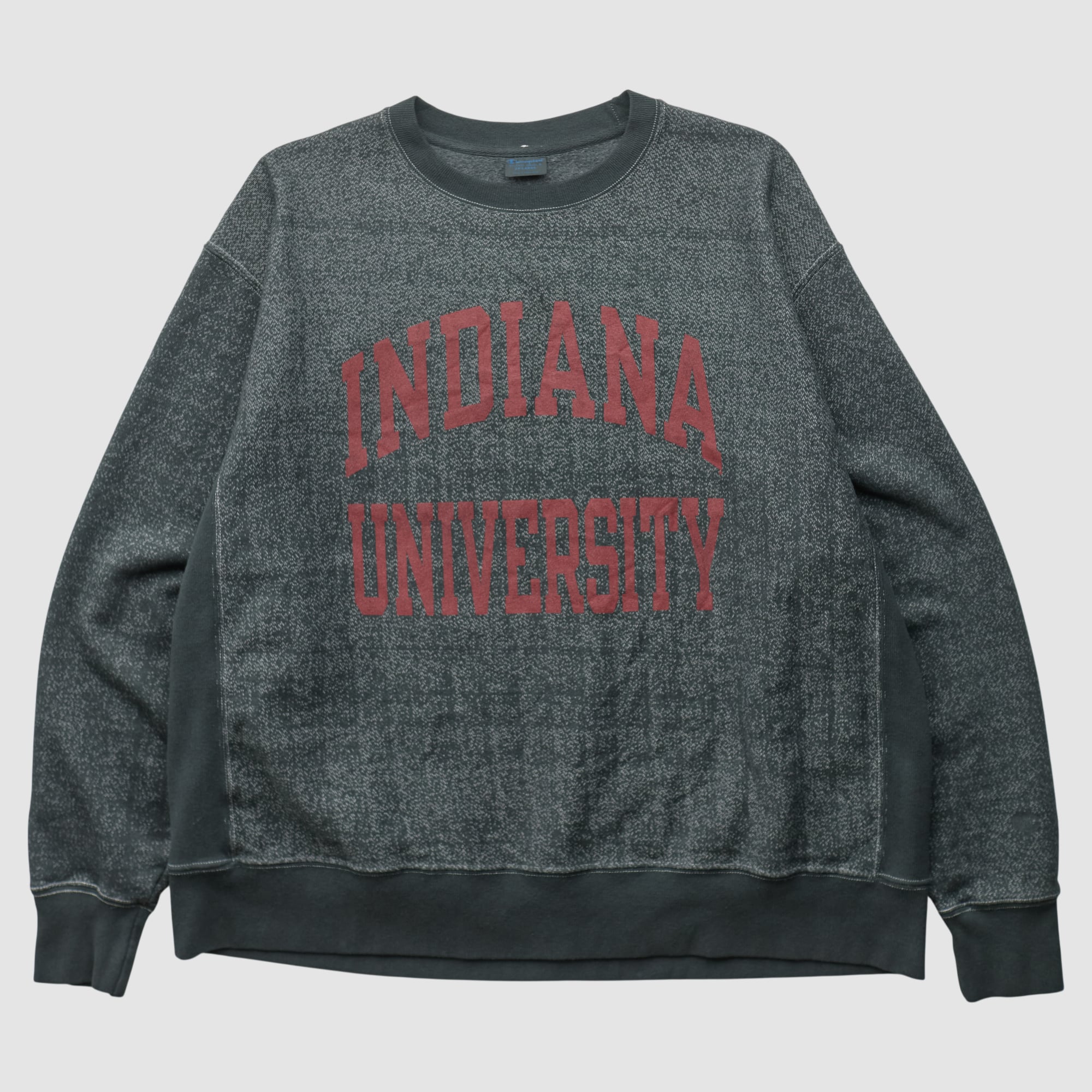 Indiana University of Pennsylvania Crimson Hawks Champion 90s Pullover Sweatshirt - Charcoal - 2XL
