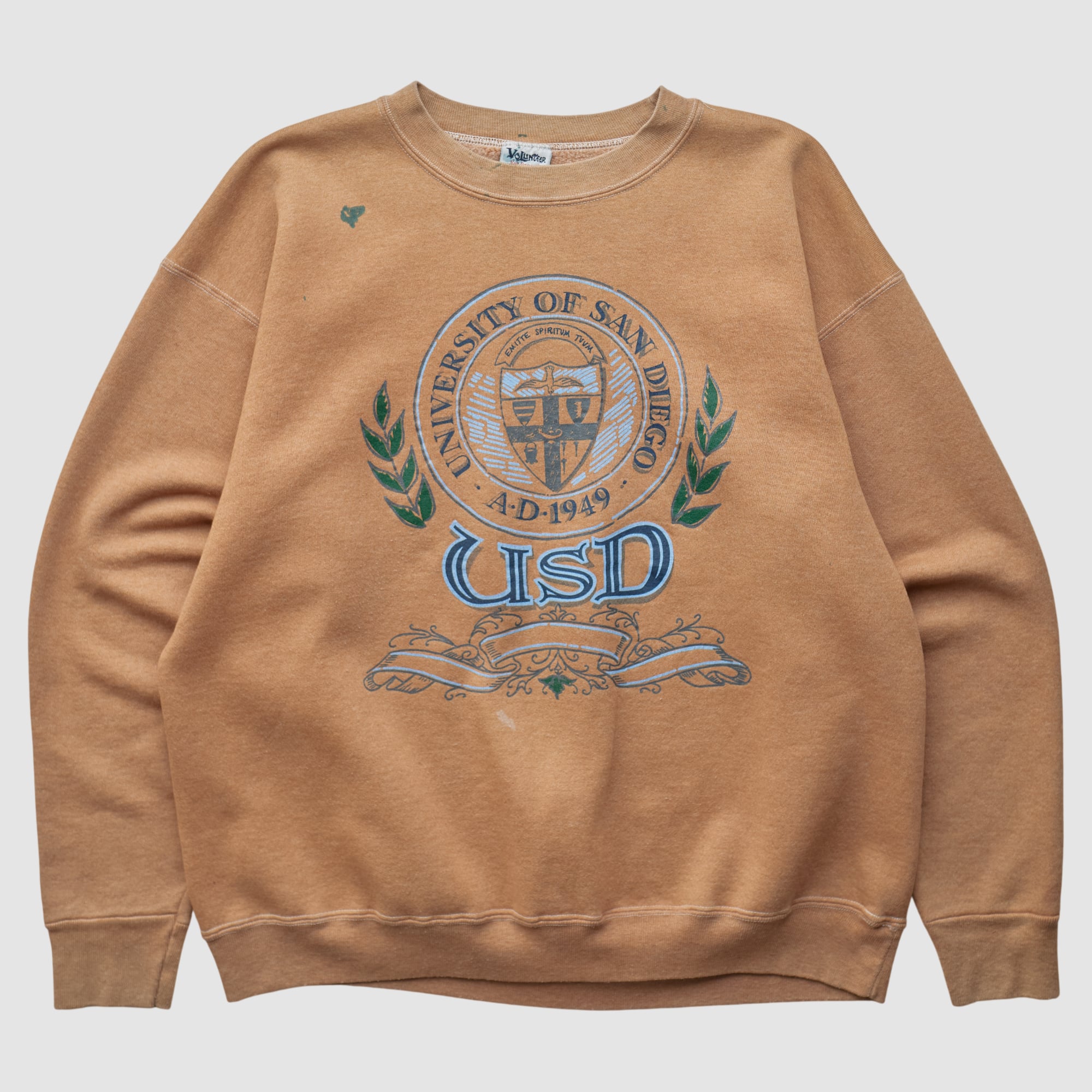 San Diego Toreros Volunteer 90s Sweatshirt - Clay - L