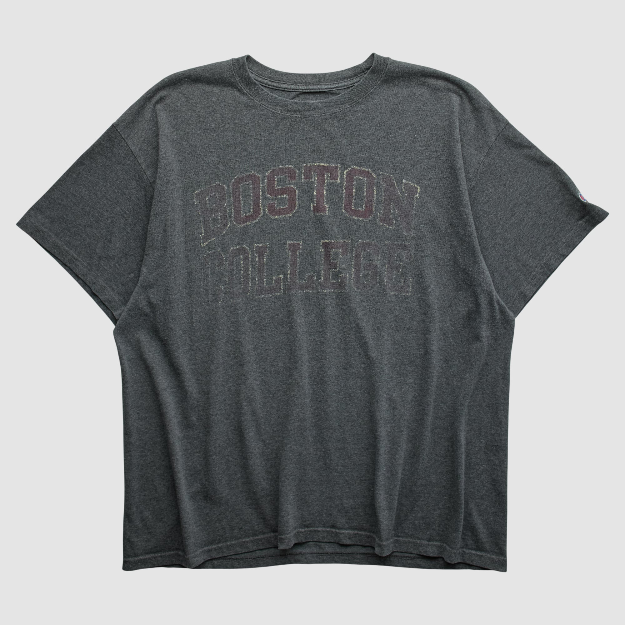 Boston College Eagles Champion 2000s T-shirt - Dark Heather Gray - XL