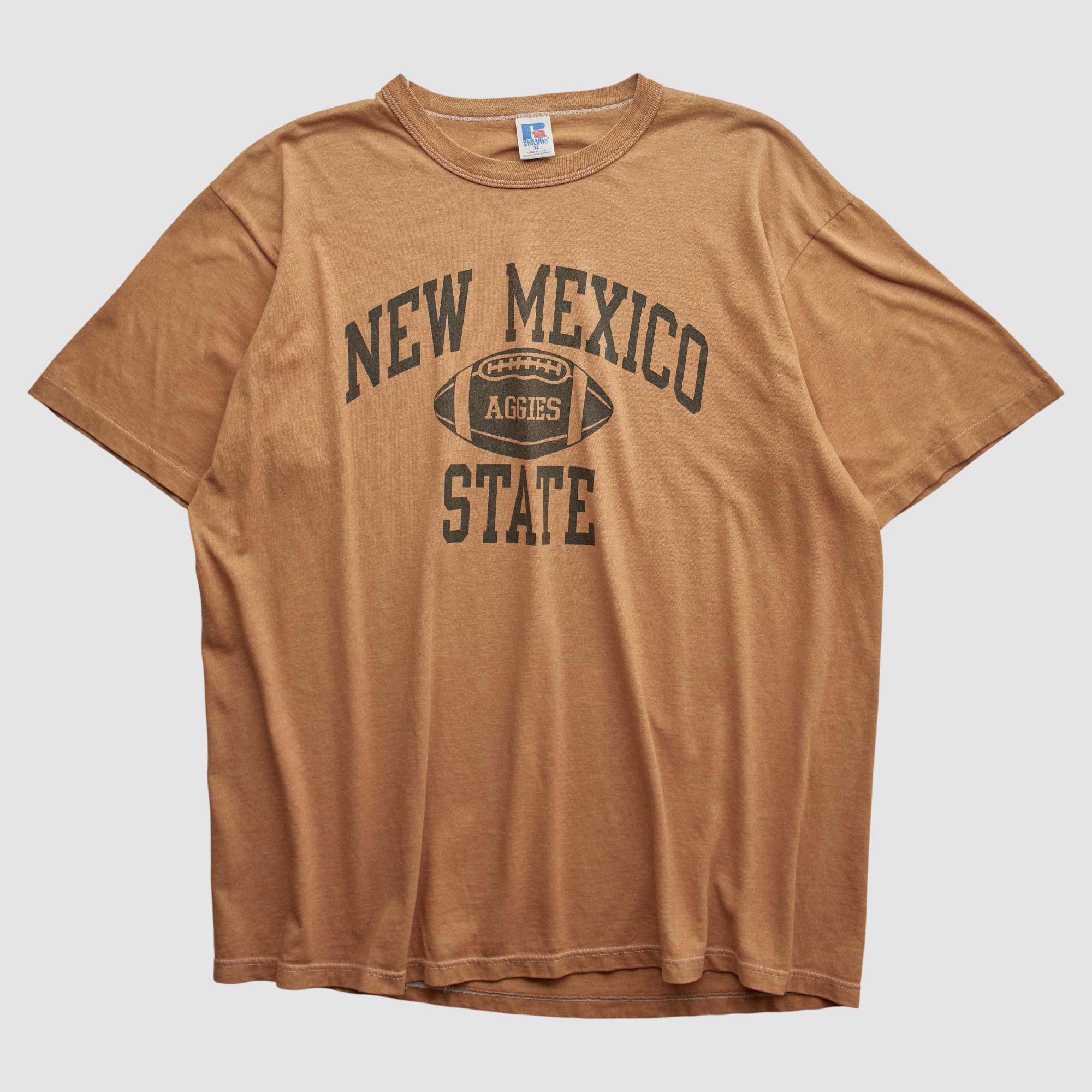 New Mexico State Aggies Russell 90s T-shirt - Clay - M