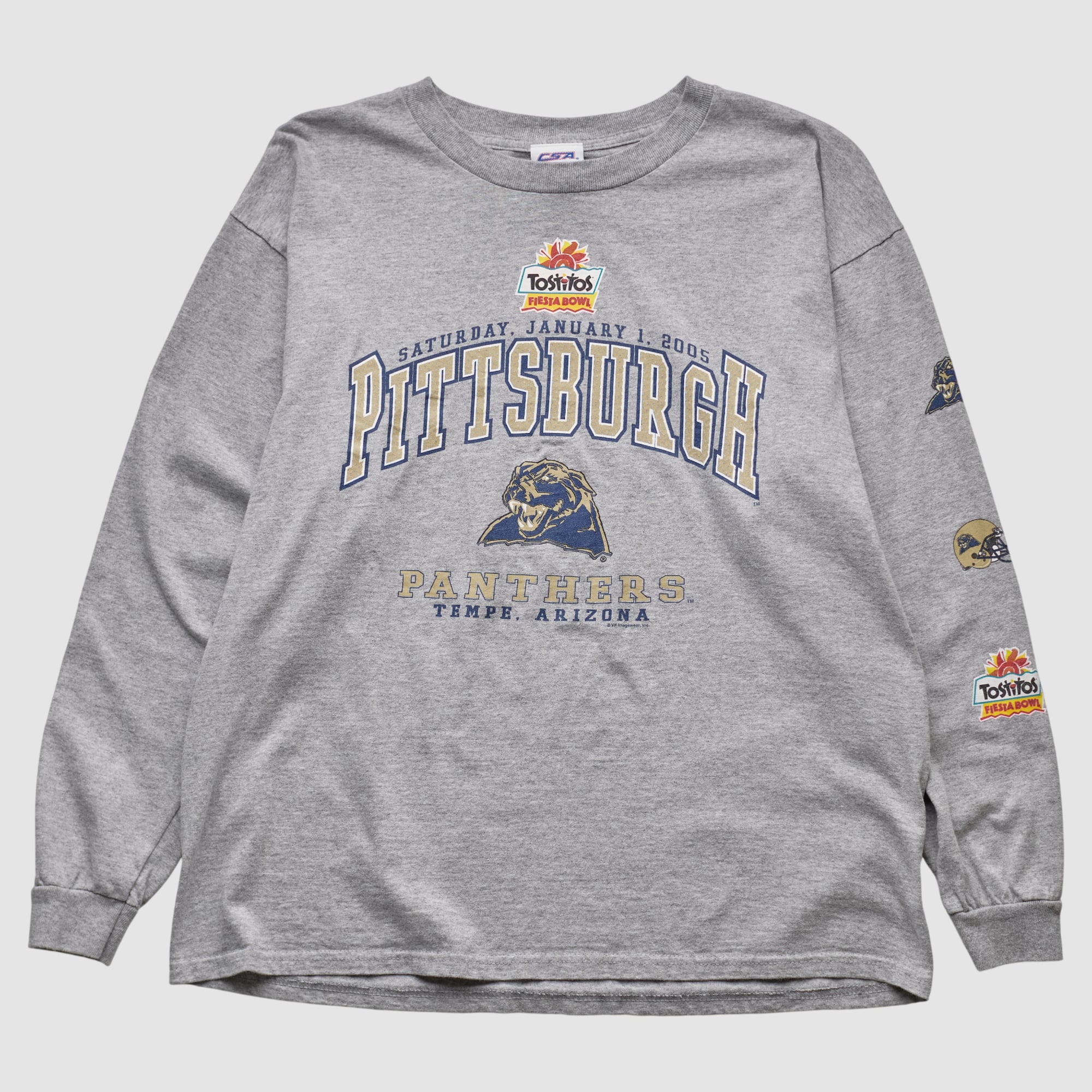 Fiesta Bowl CSA 2005 Long Sleeve T-shirt - Heather Gray - M