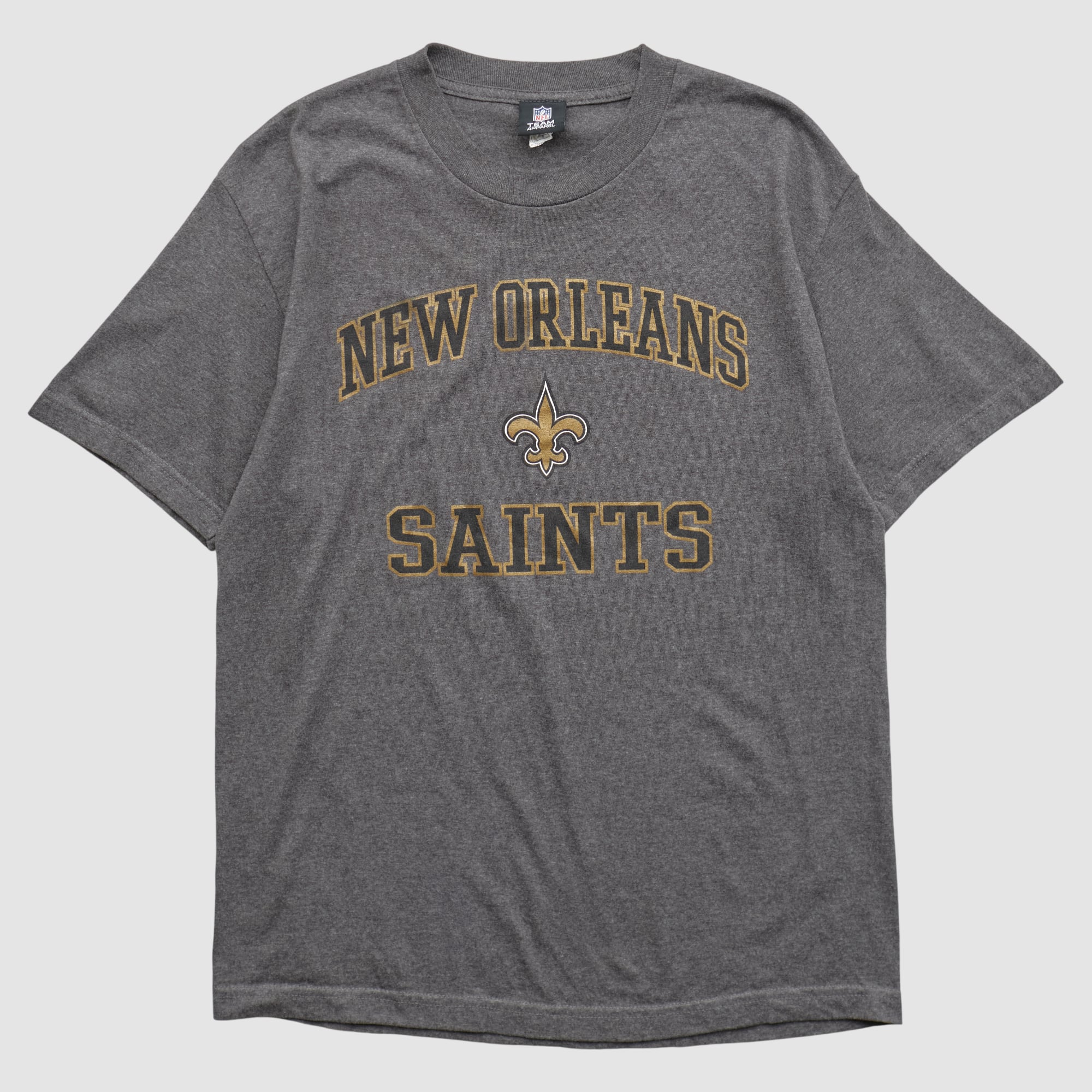 New Orleans Saints NFL 2010s T-shirt - Dark Heather Gray - M