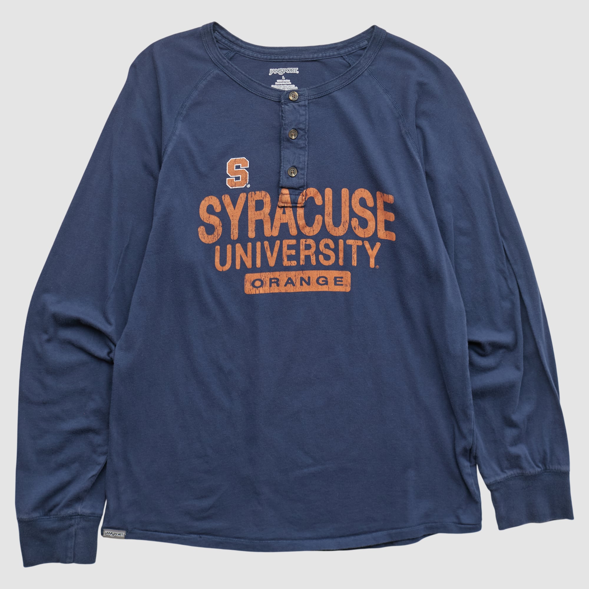 Syracuse Orange Jansport 2010s Long Sleeve T-shirt - Navy - S