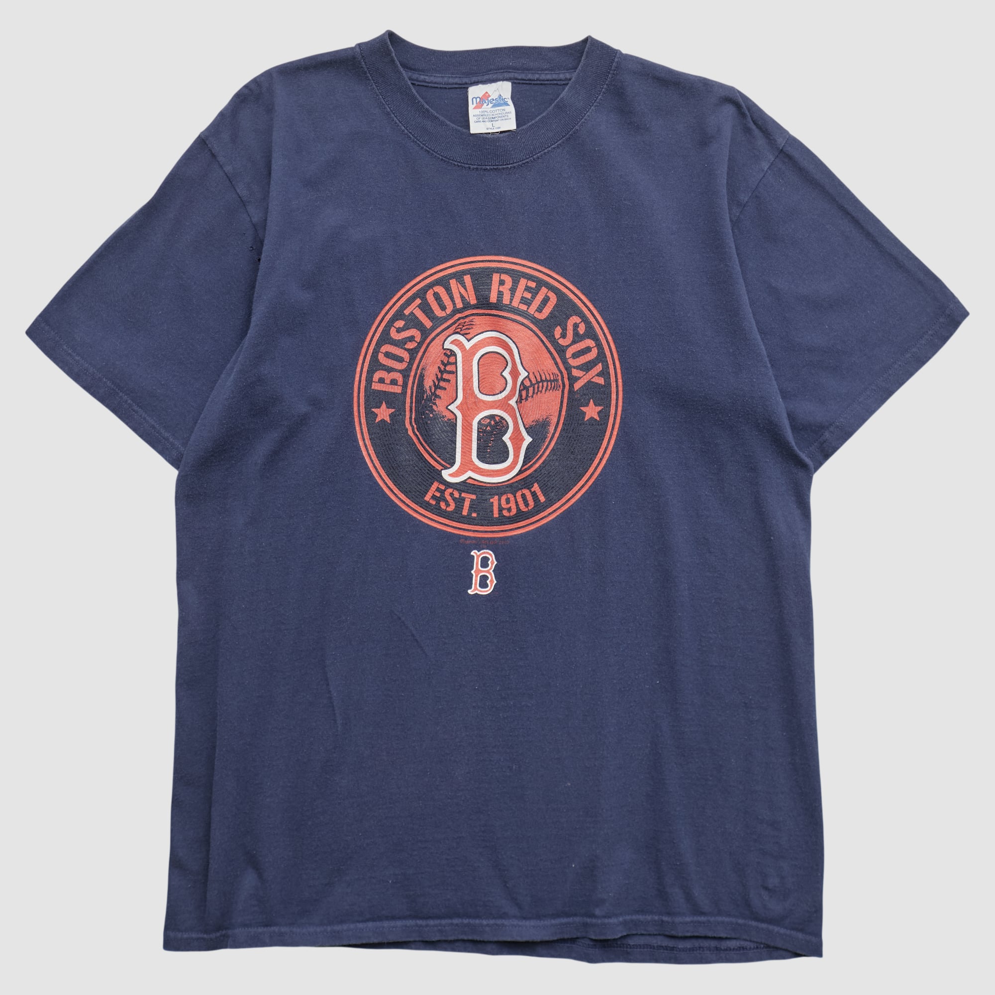 Boston Red Sox Majestic 2000s T-shirt - Navy - M