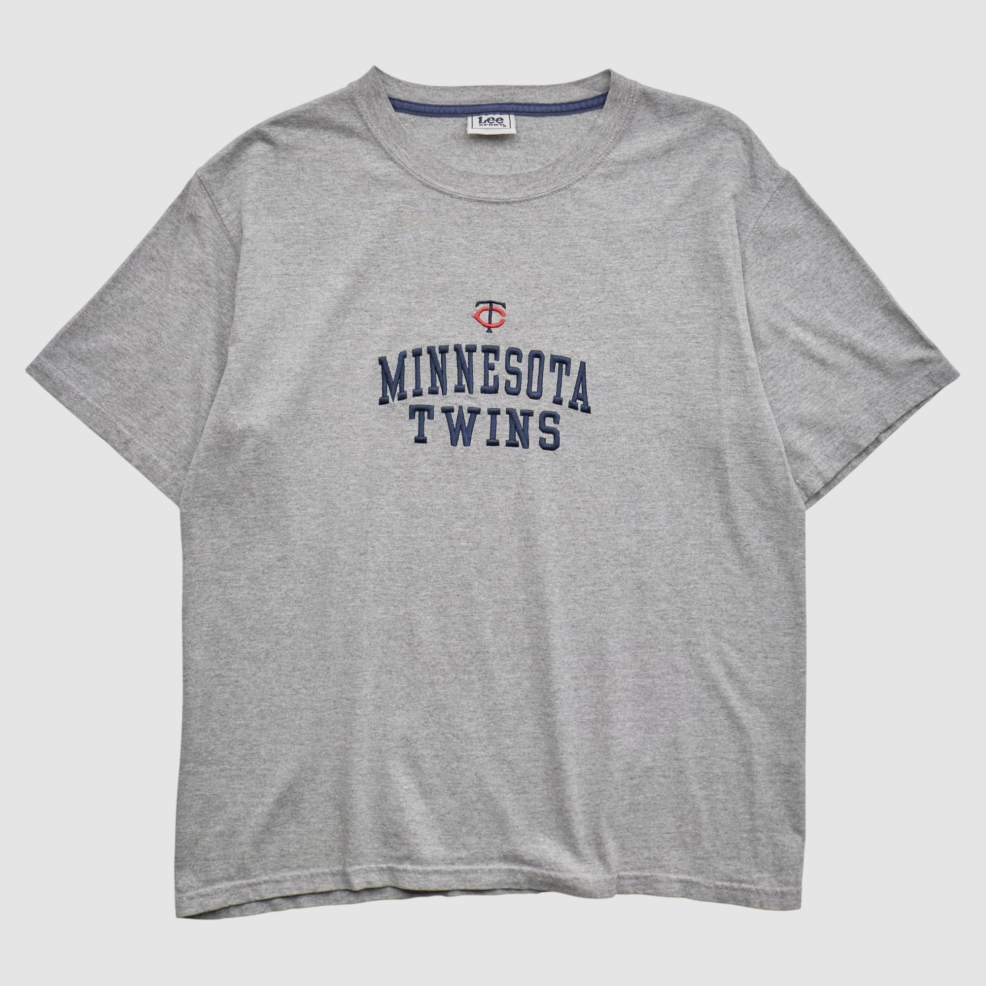 Minnesota Twins Lee Apparel 2000s T-shirt - Heather Gray - S