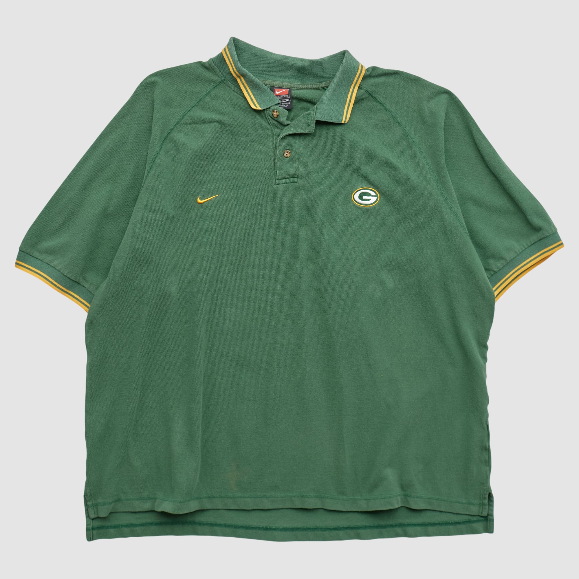 Green Bay Packers Nike 2000s Polo - Green - 2XL