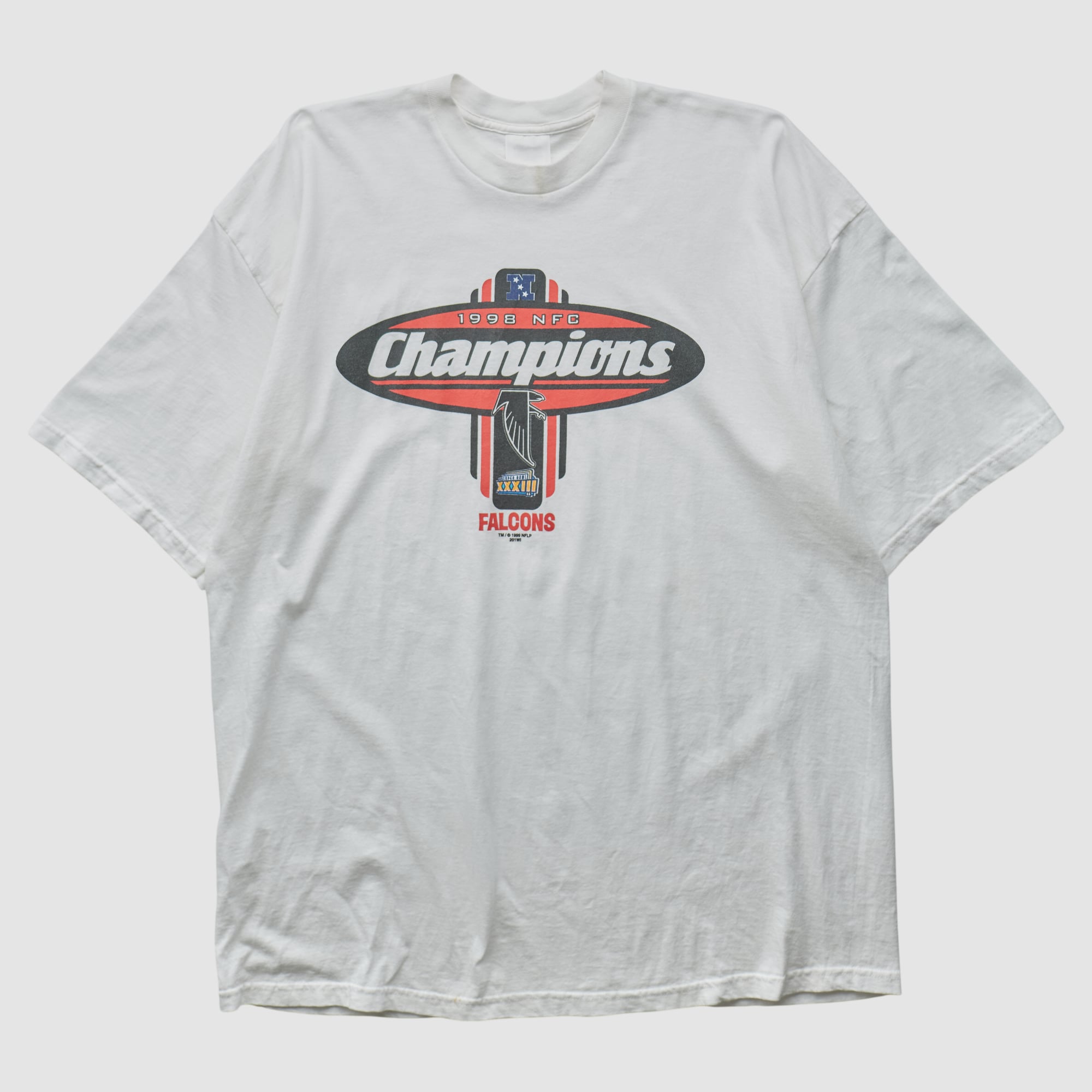 Atlanta Falcons 1998 T-shirt - White - 2XL