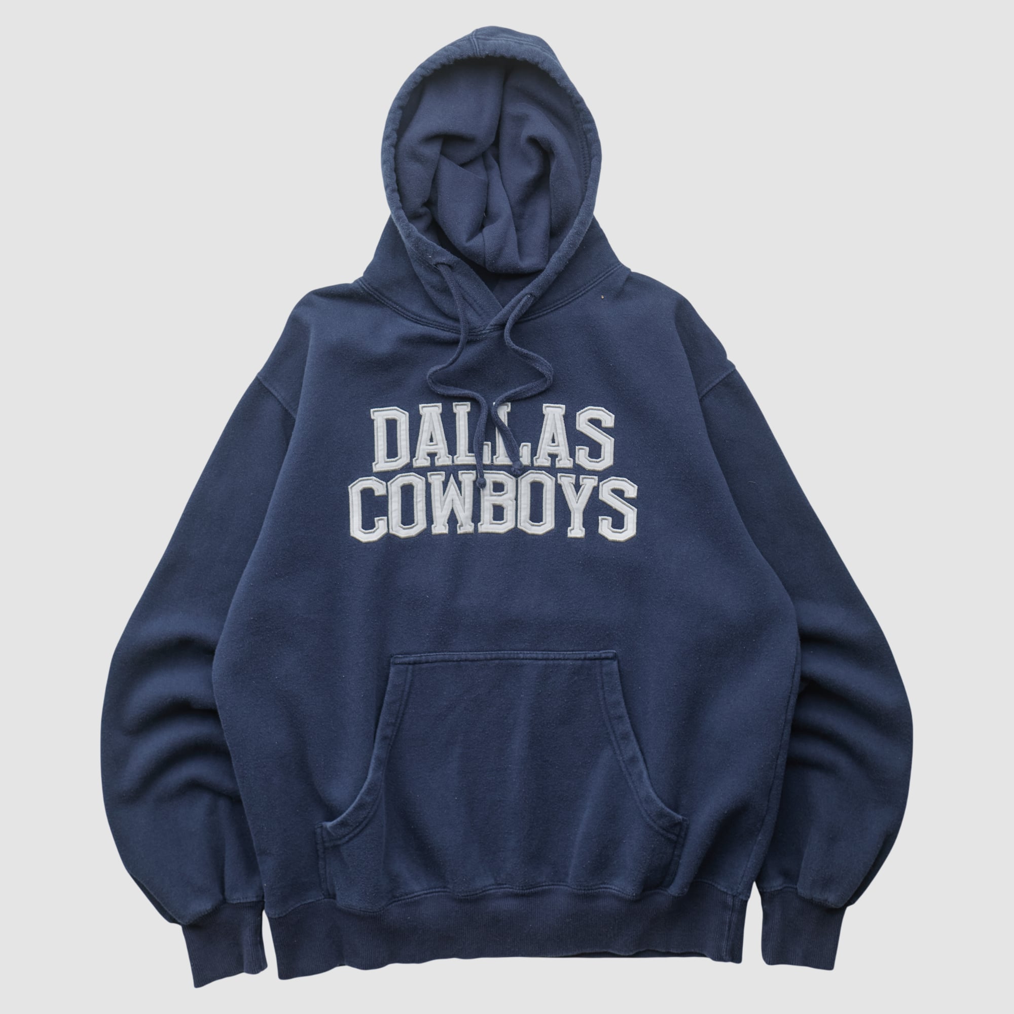 Dallas Cowboys Cowboys Team Apparel 2000s Hooded Pullover Sweatshirt - Navy - S