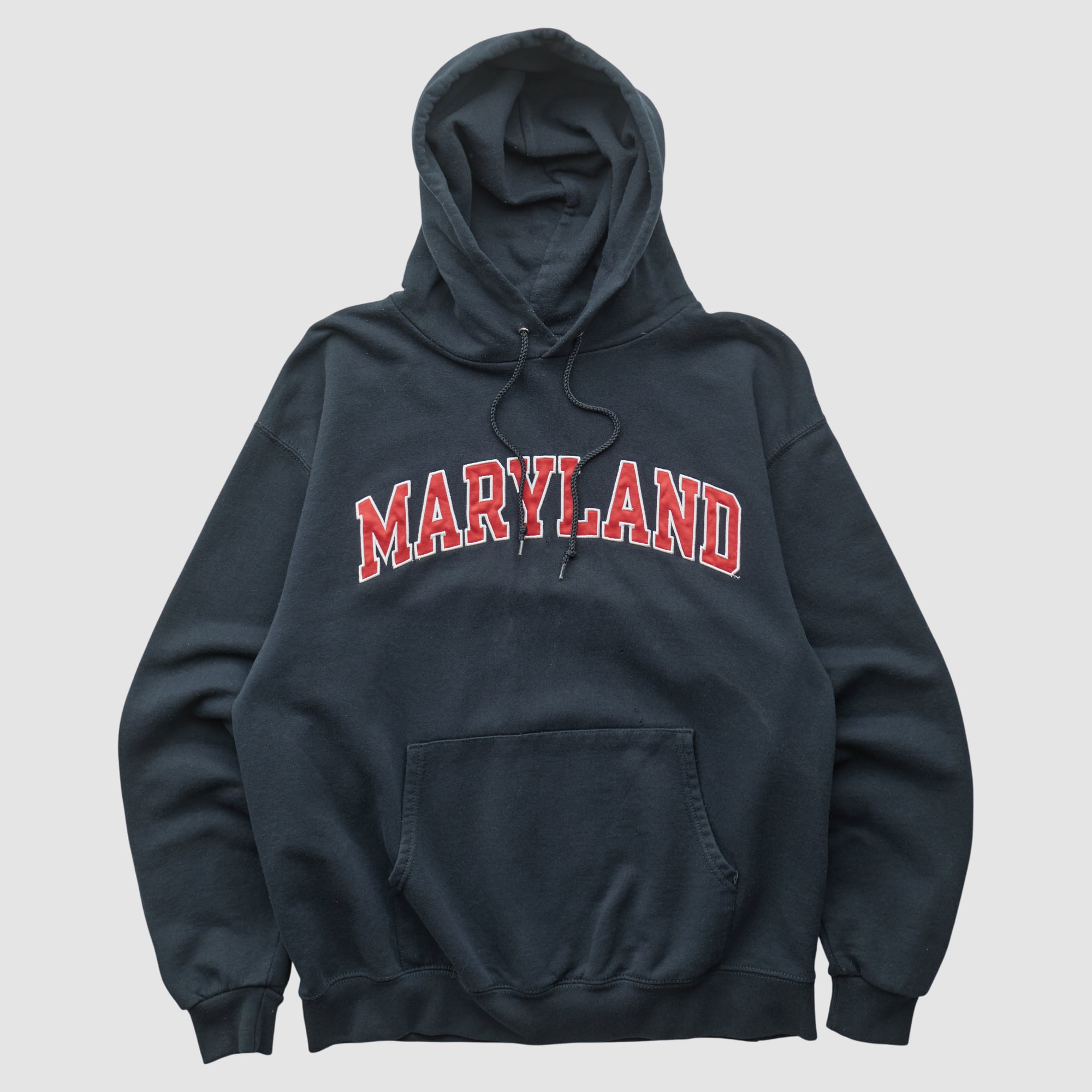 Maryland Terrapins Champion 2000s Hooded Pullover Sweatshirt - Black - XS
