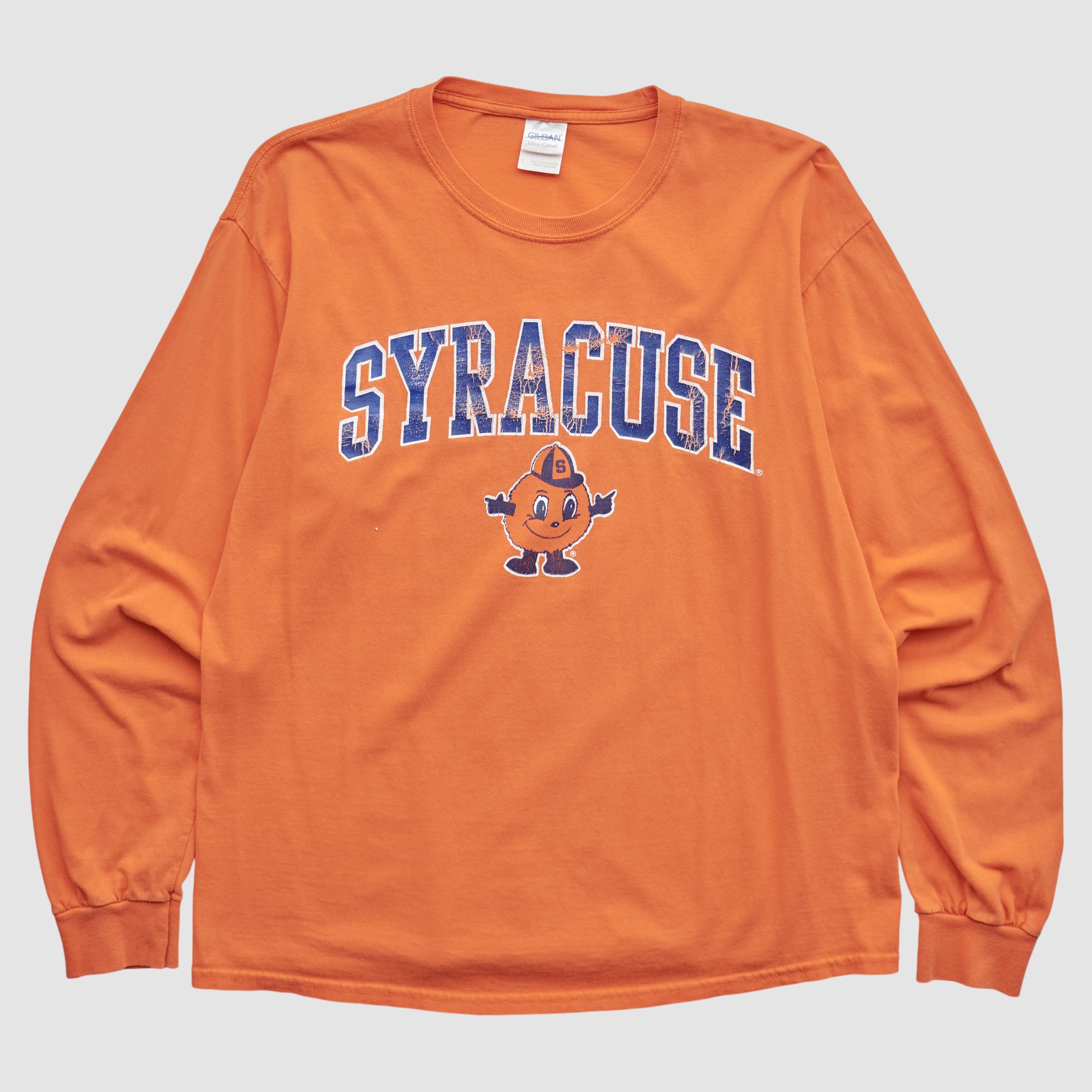 Syracuse Orange Gildan 2000s Long Sleeve T-shirt - Orange - S