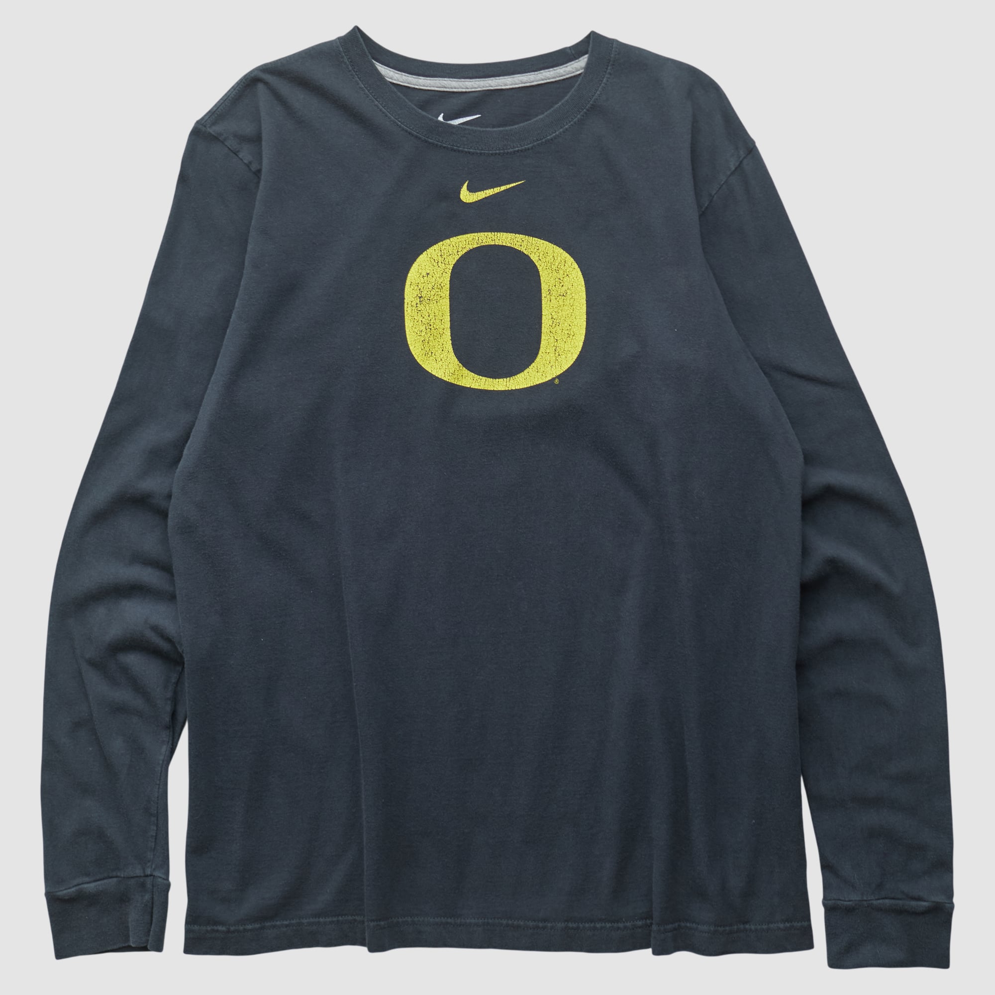 Oregon Ducks Nike 2010s Long Sleeve T-shirt - Black - S