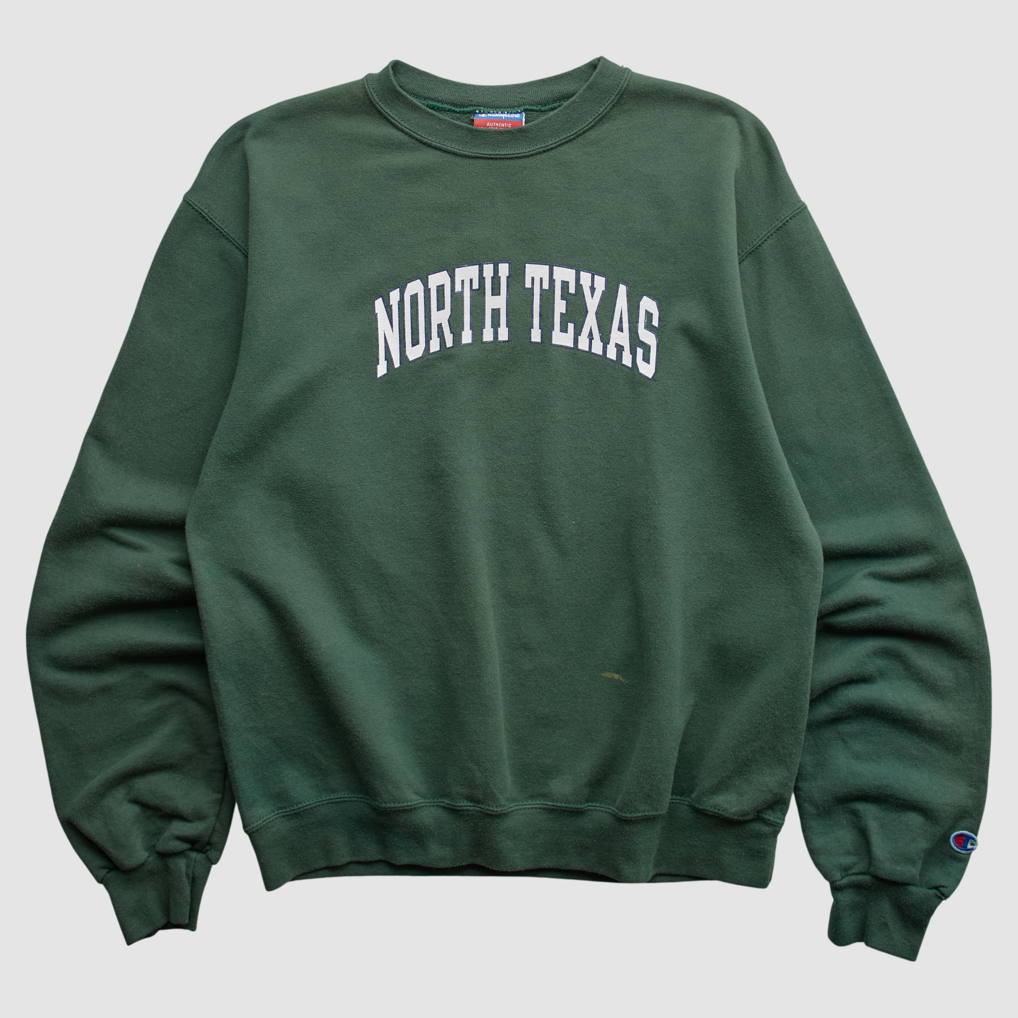 North Texas Mean Green Champion 2000s Pullover Sweatshirt - Green - S