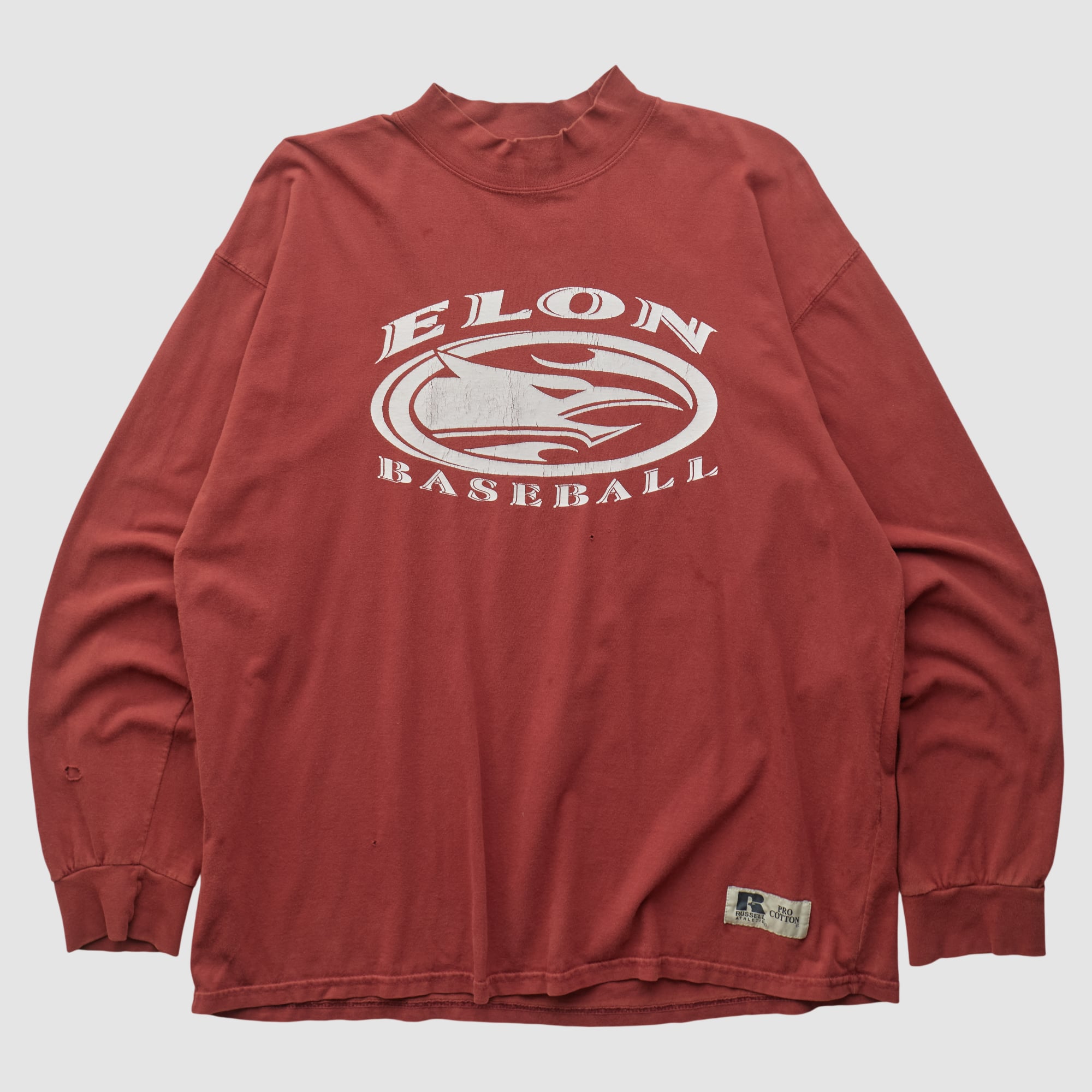 Elon Phoenix Russell 2000s Long Sleeve Top - Red - 2XL