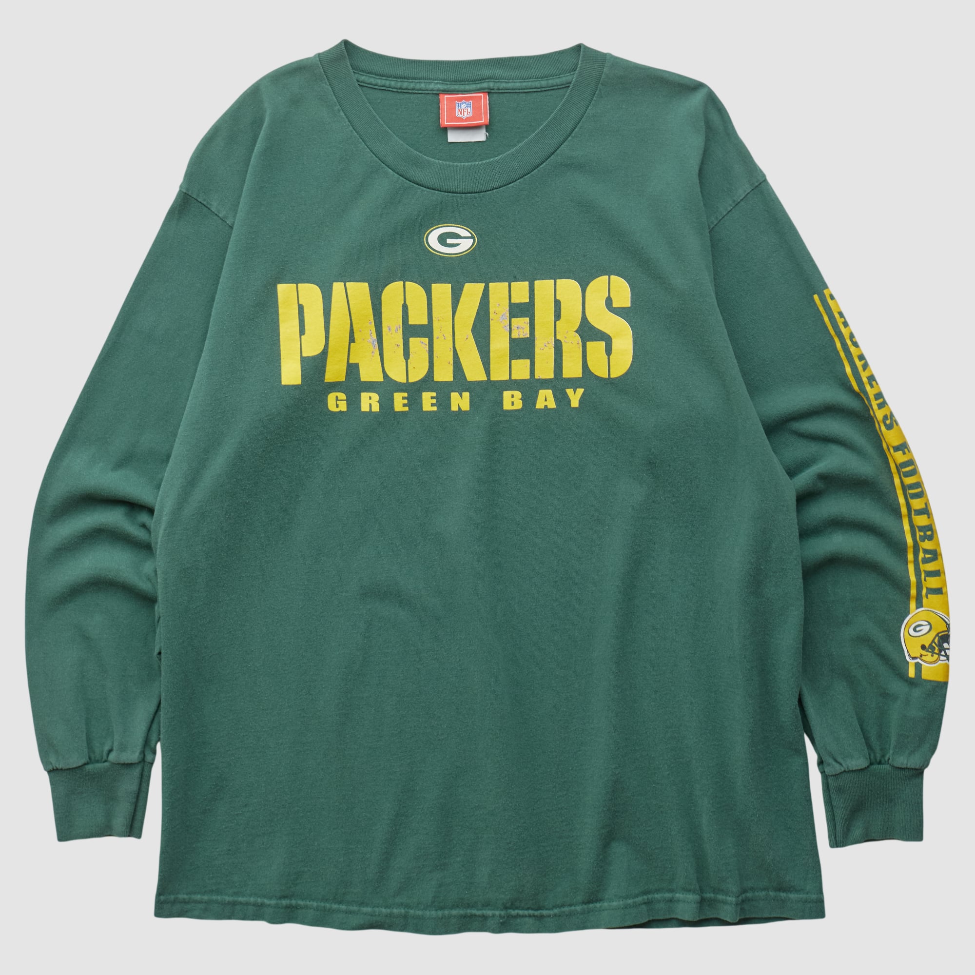 Green Bay Packers NFL 2000s Long Sleeve T-shirt - Green - M
