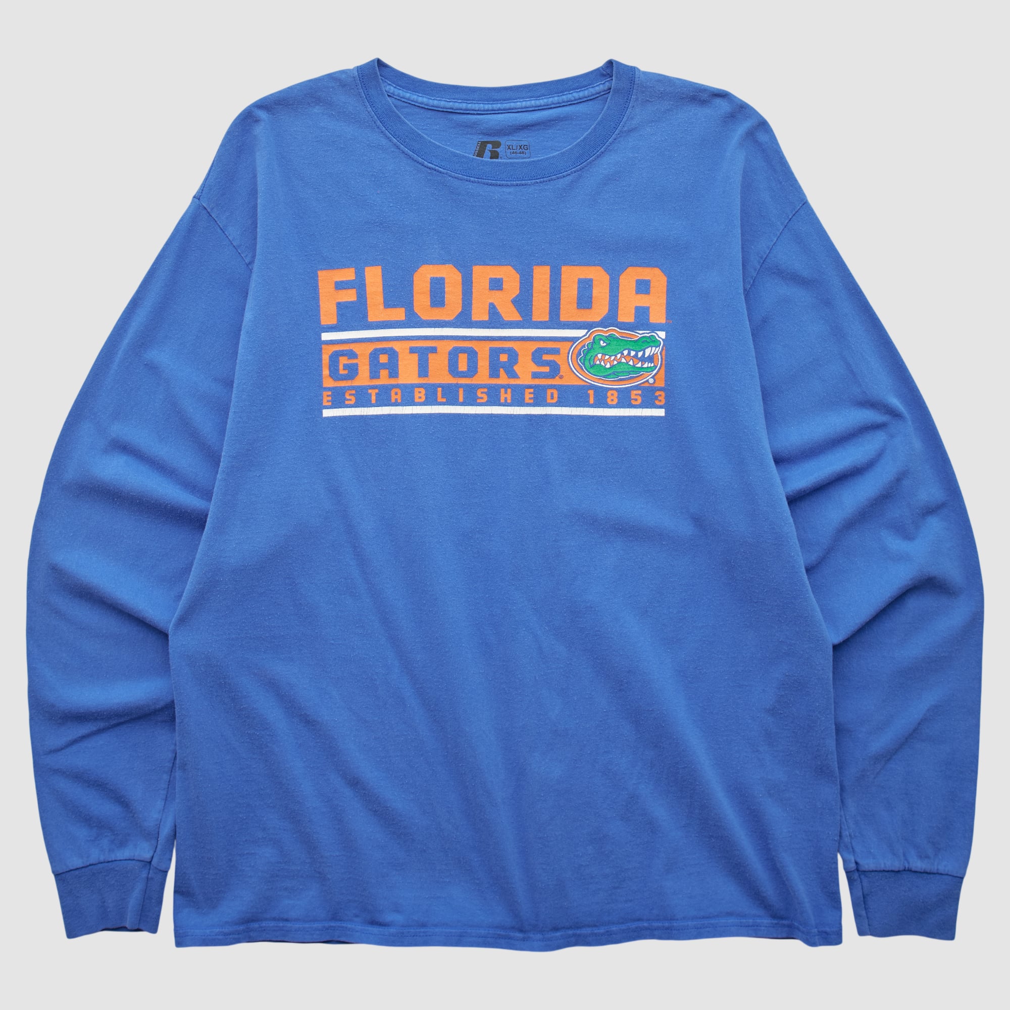 Florida Gators Russell 2010s Long Sleeve T-shirt - Blue - L