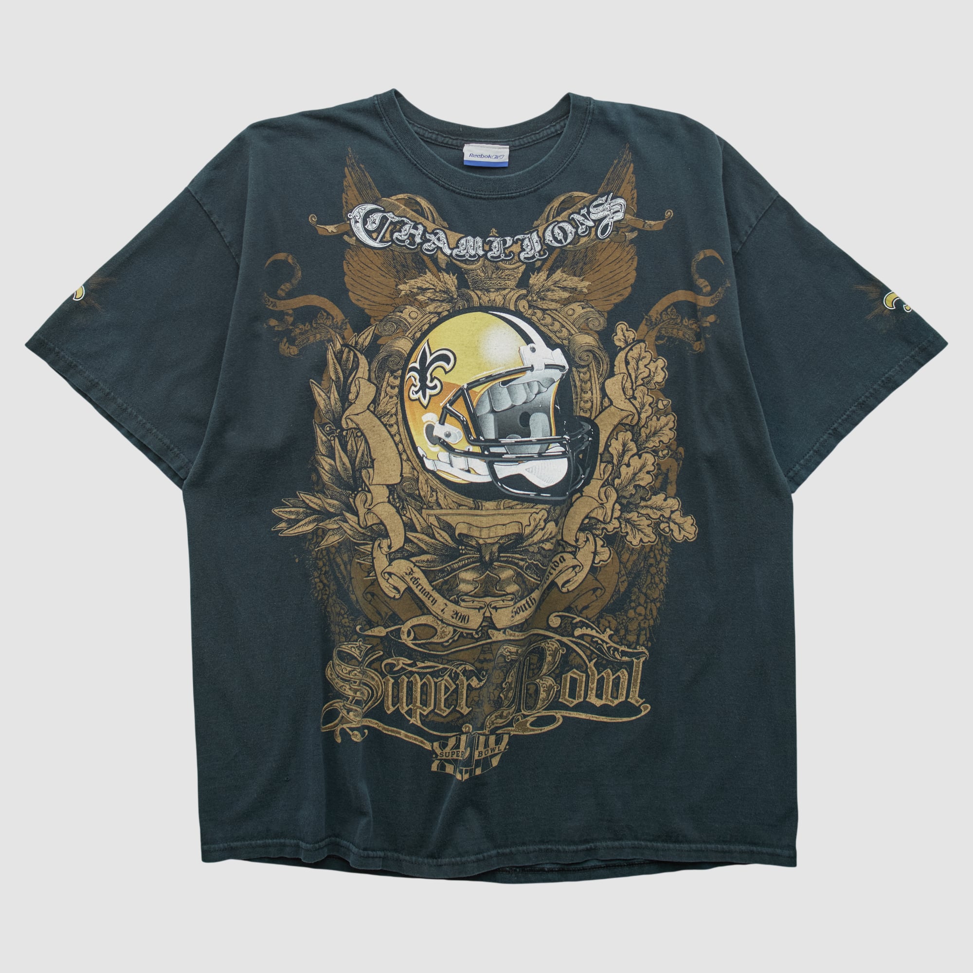 Super Bowl Reebok 2000s T-shirt - Black - 2XL