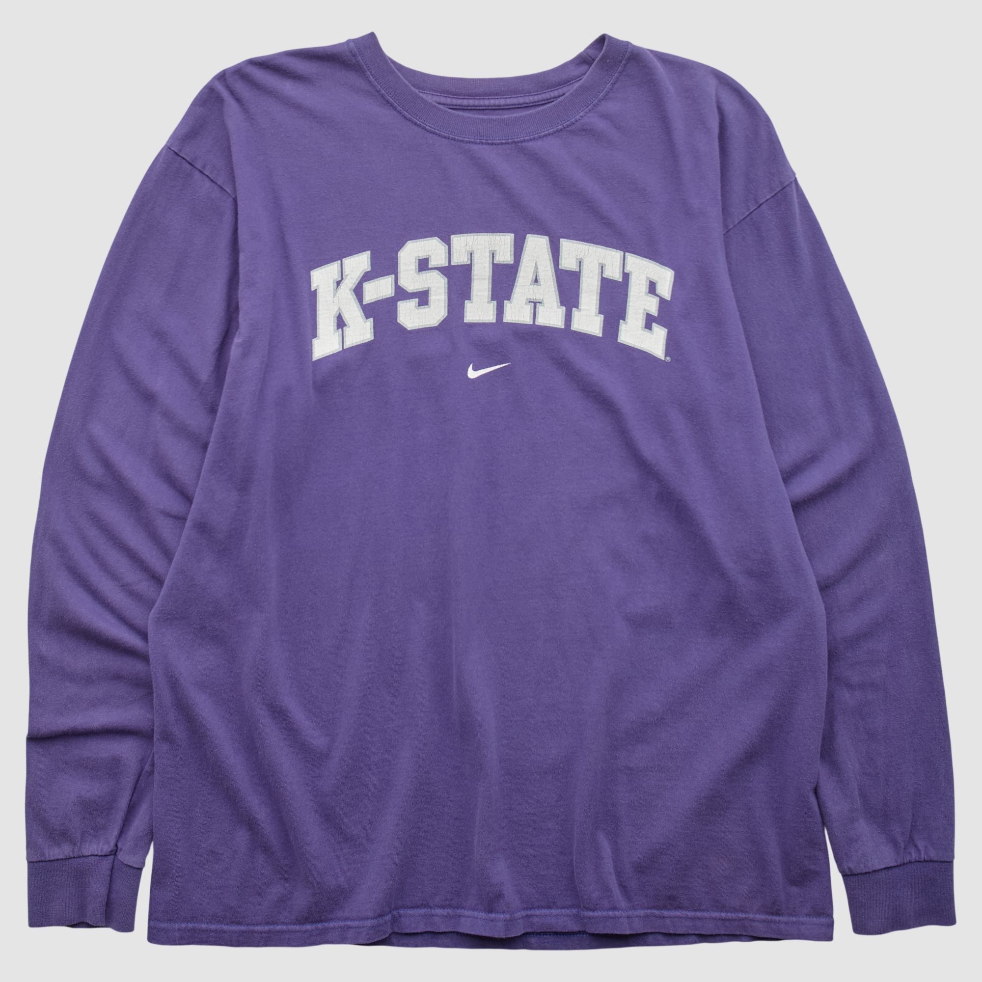 Kansas State Wildcats Nike 2000s Long Sleeve T-shirt - Purple - L
