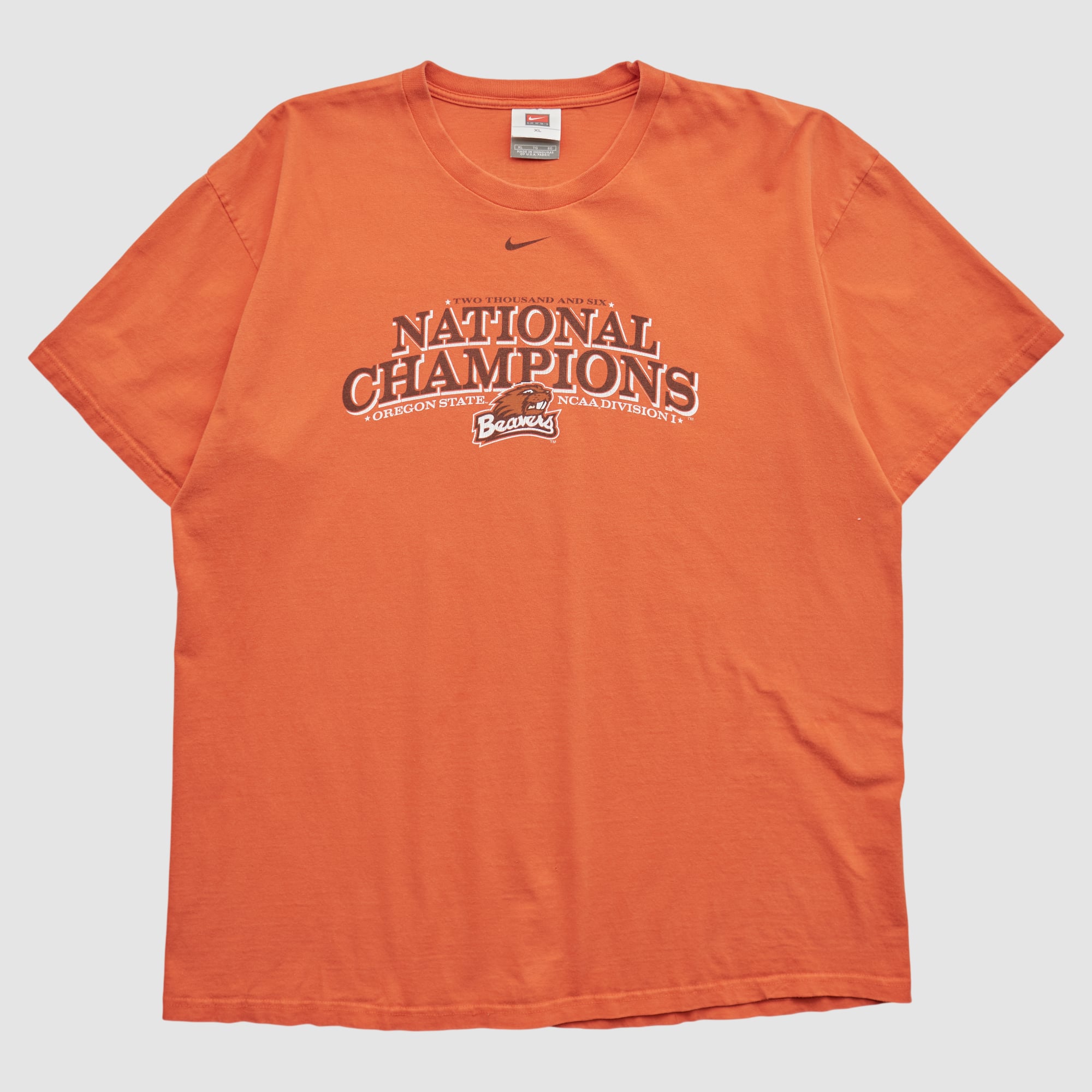 Oregon State Beavers Nike 2000s T-shirt - Orange - XL