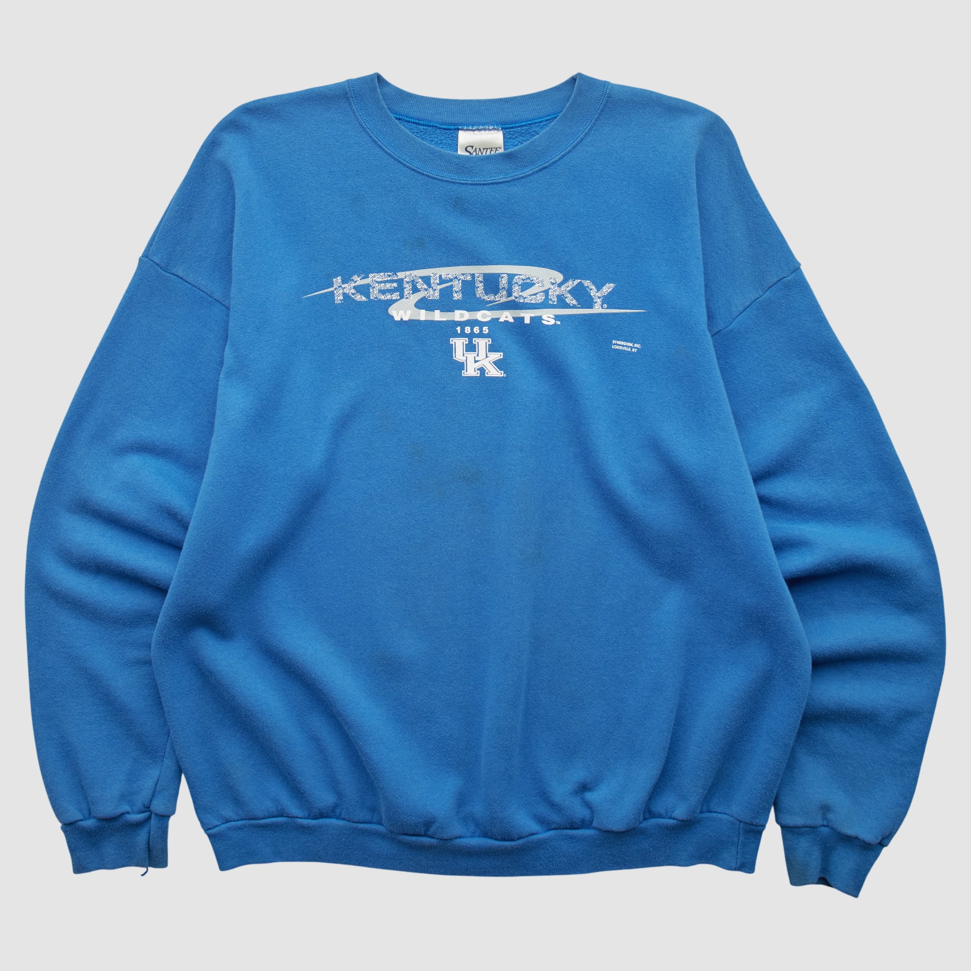 Kentucky Wildcats Santee 90s Pullover Sweatshirt - Blue - XL