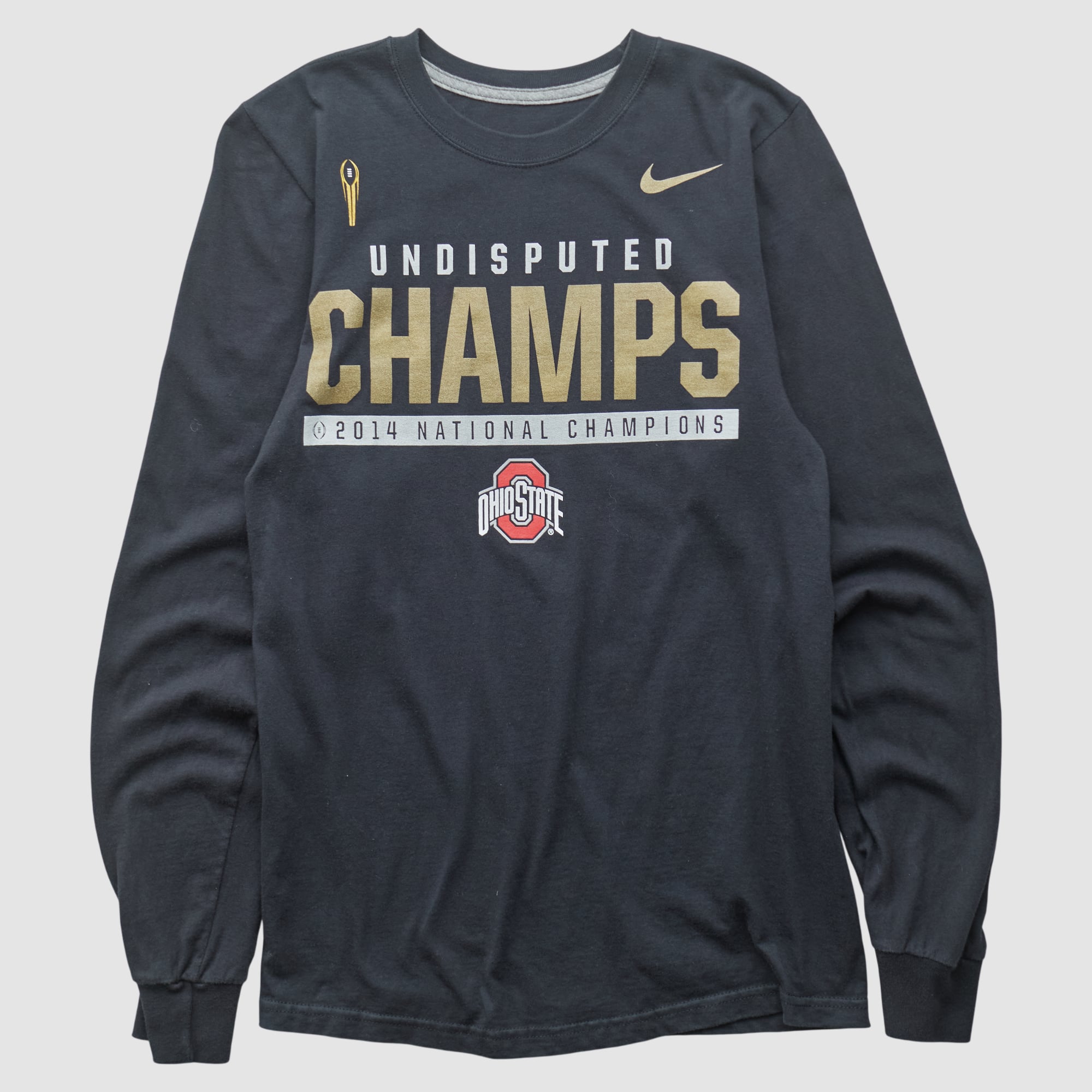 National Championship Nike 2014 Long Sleeve T-shirt - Black - XS