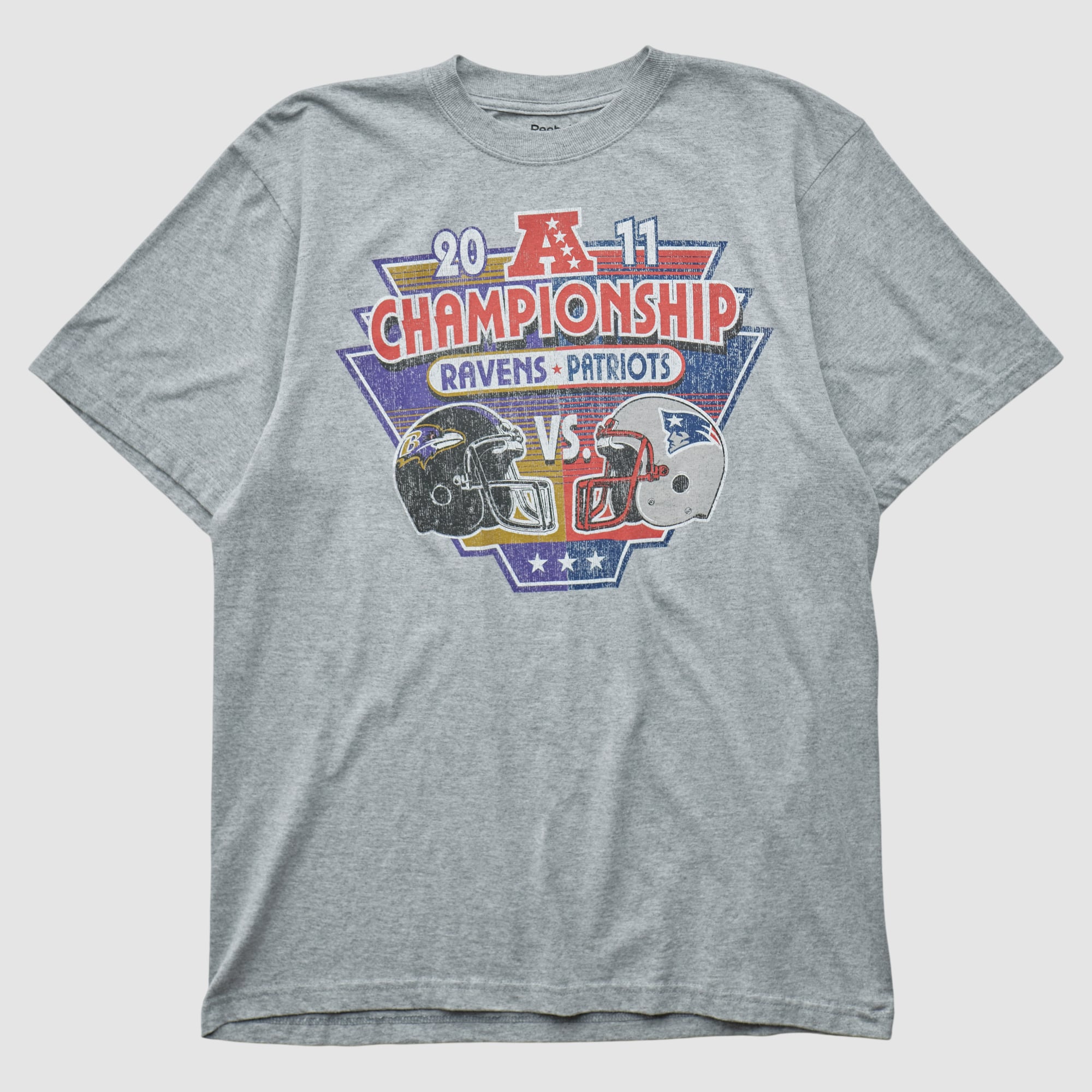 AFC Championship Reebok 2011 T-shirt - Heather Gray - M