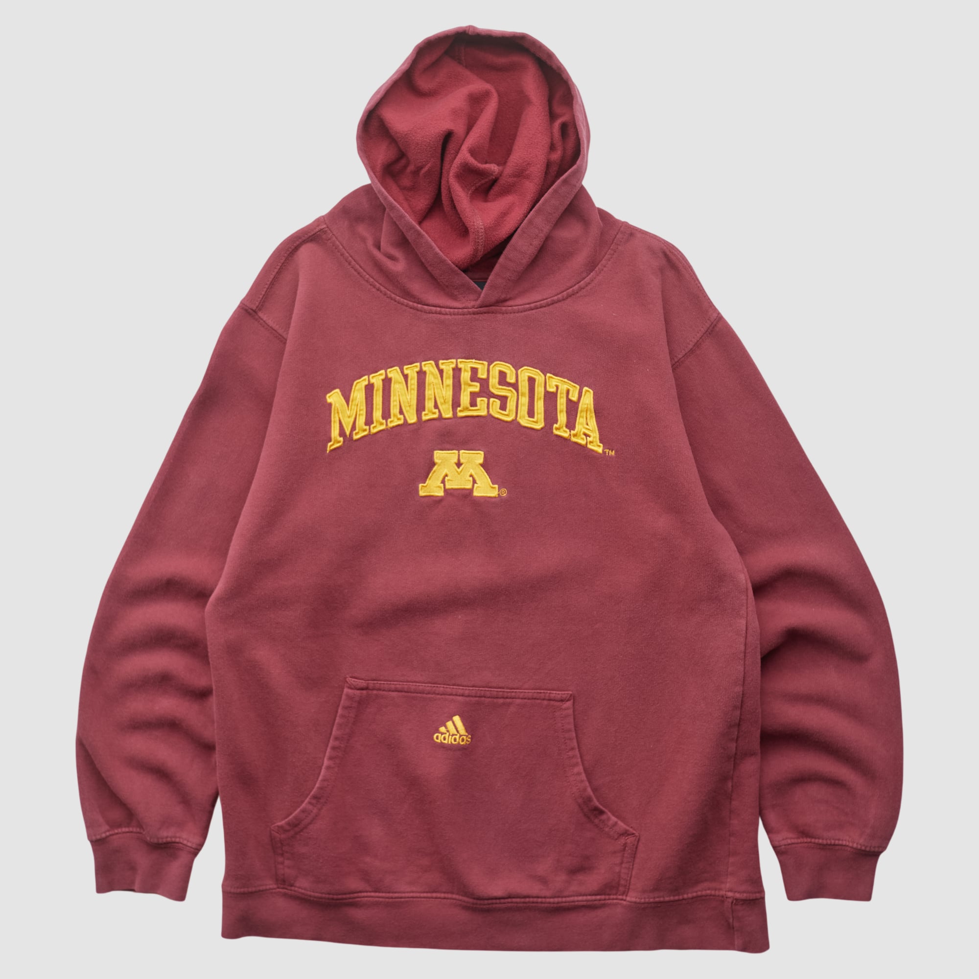 Minnesota Golden Gophers Adidas 2000s Hooded Pullover Sweatshirt - Maroon - XS