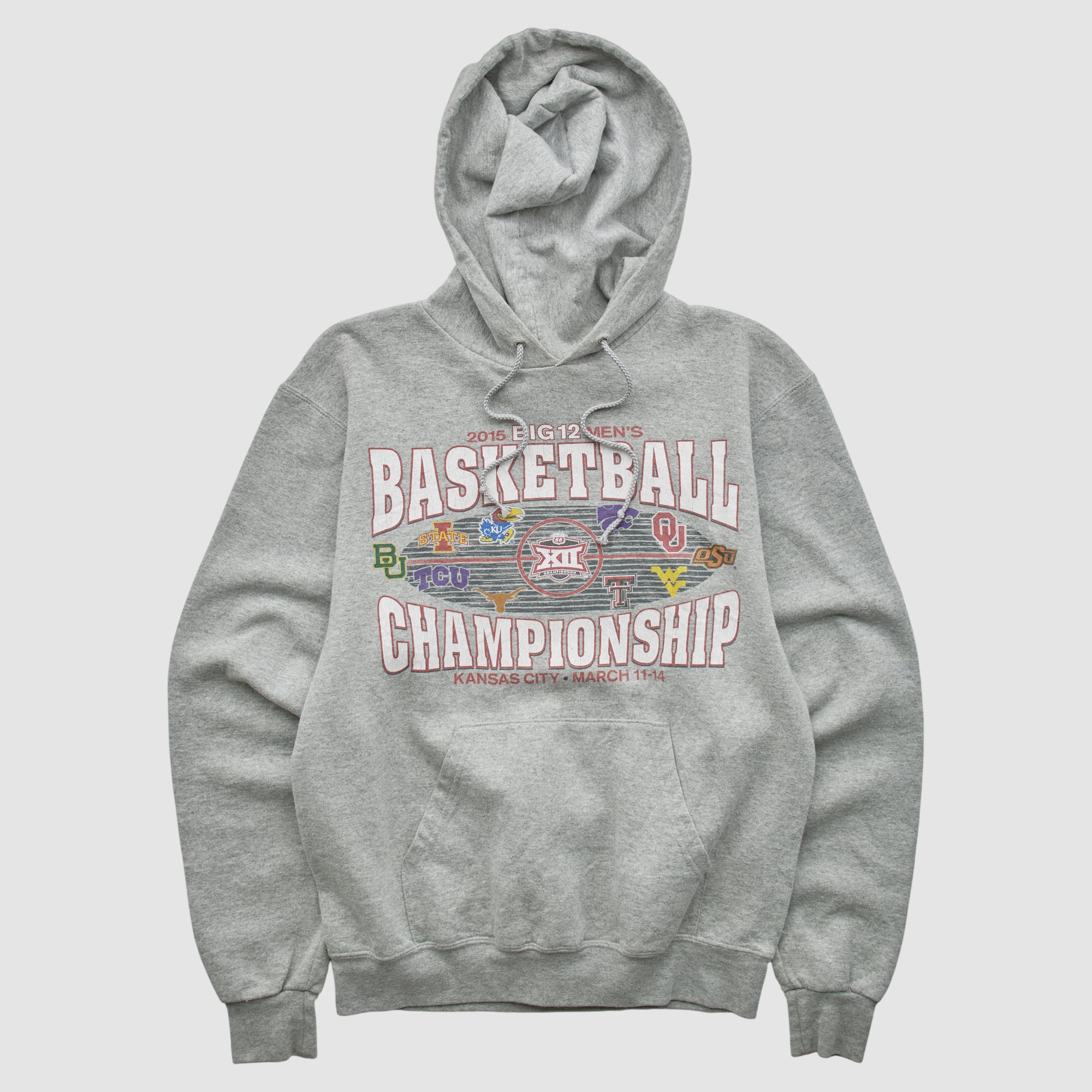 Iowa State Cyclones Champion 2015 Hooded Pullover Sweatshirt - Heather Gray - XS