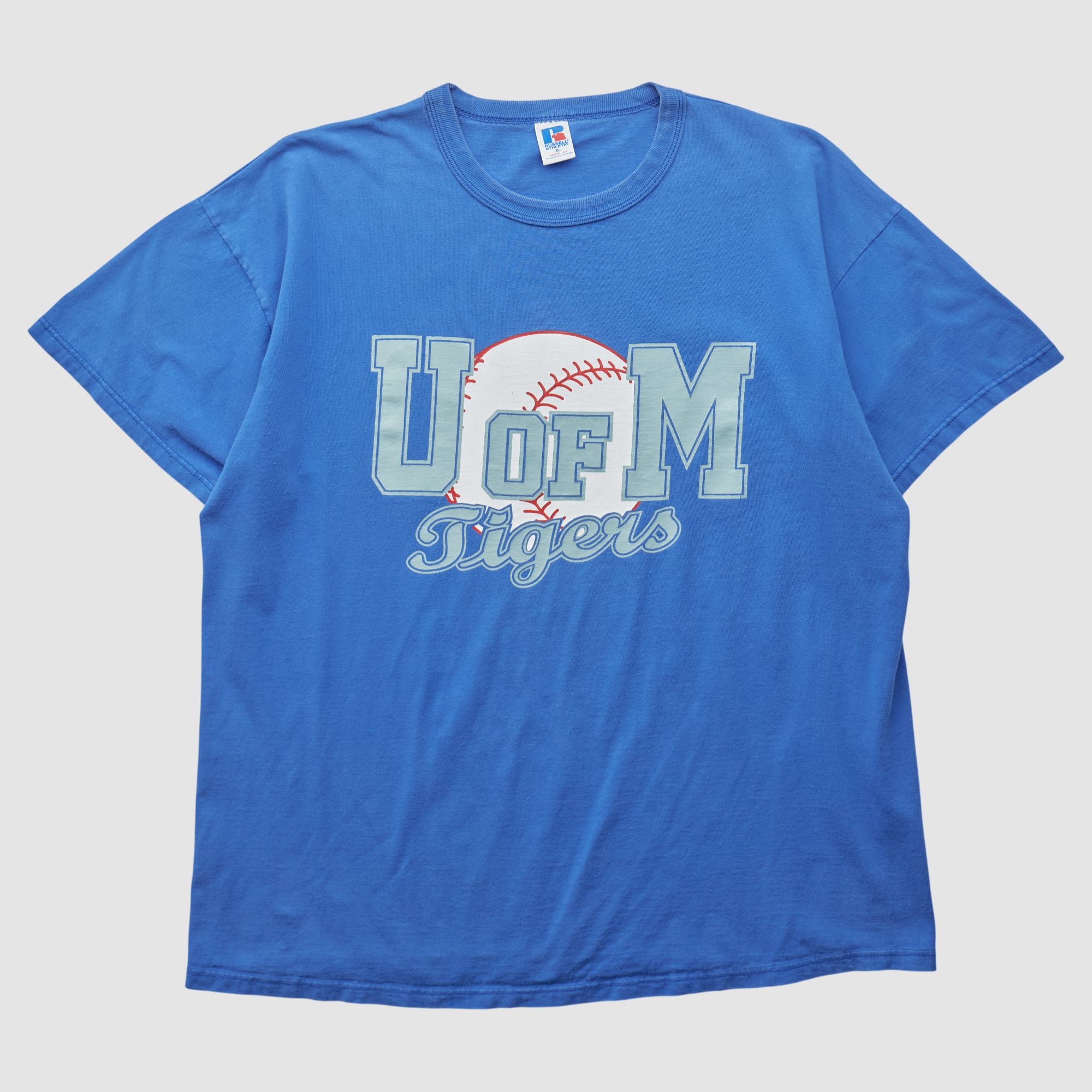 Memphis Tigers Russell 90s T-shirt - Blue - L