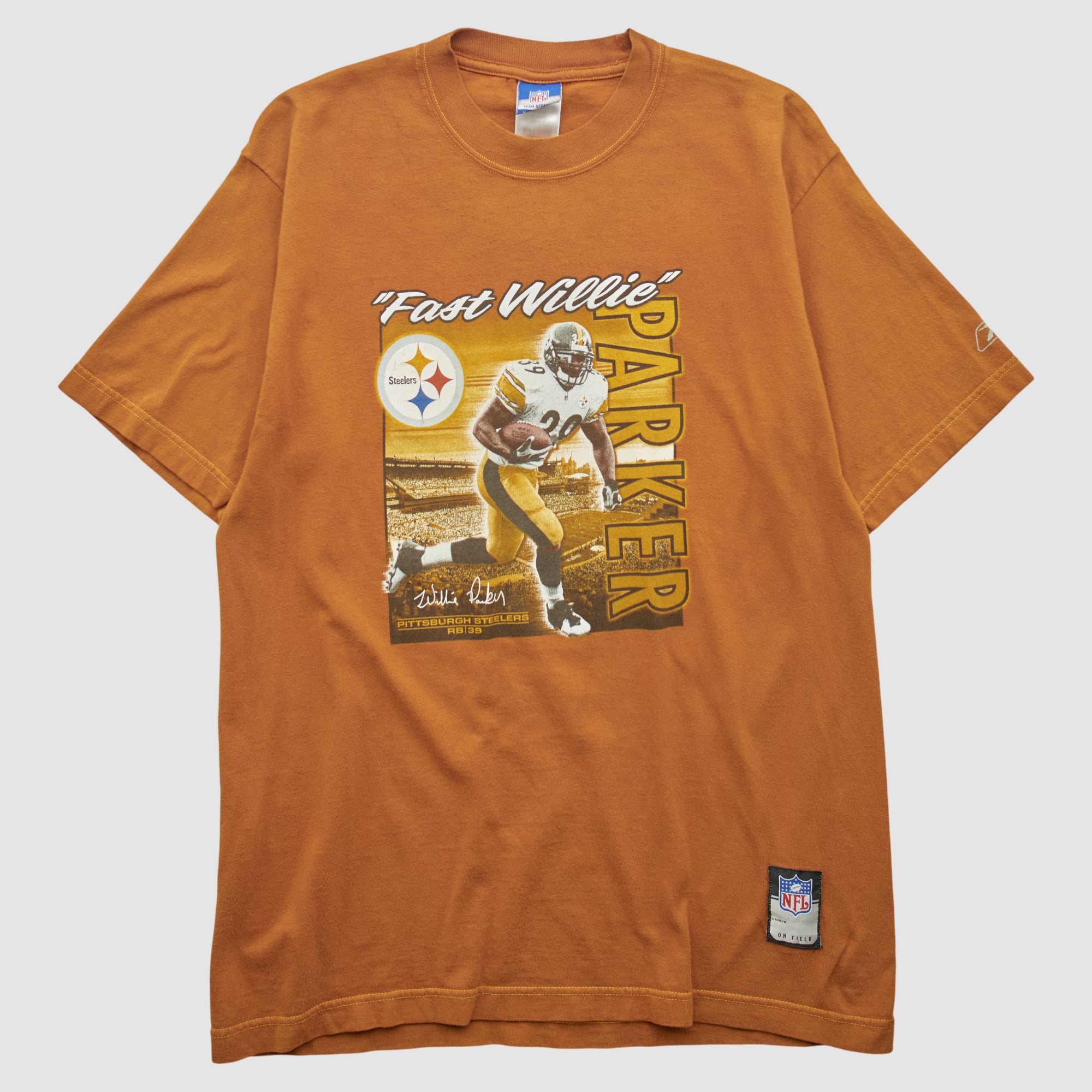 Willie Parker Reebok 2000s T-shirt - Clay - M