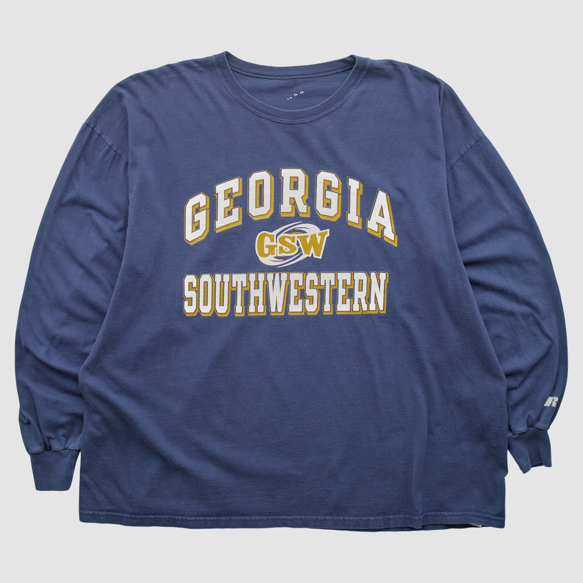 Georgia Southwestern Hurricanes 2010s Long Sleeve T-shirt - Navy - 3XL