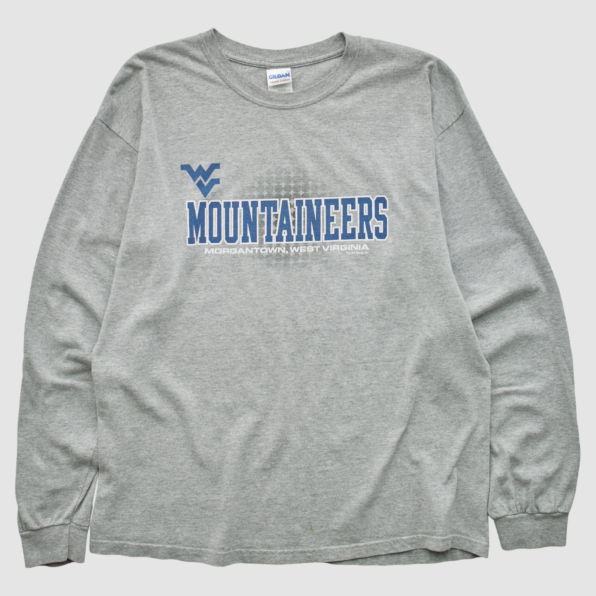 West Virginia Mountaineers Gildan 2000s Long Sleeve T-shirt - Heather Gray - L