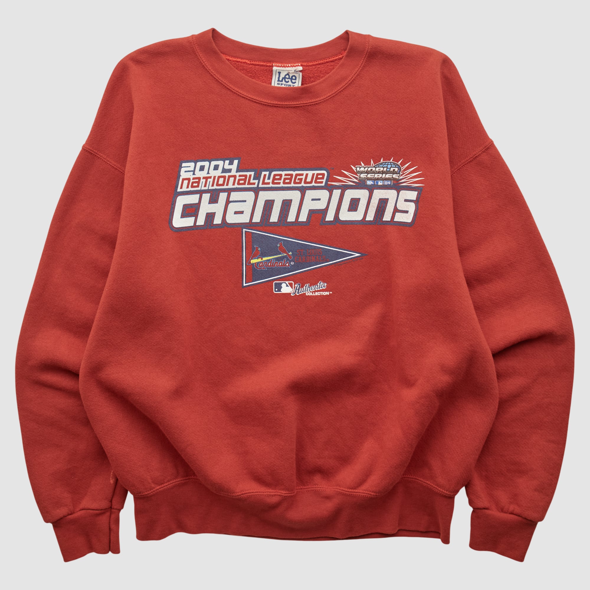 St. Louis Cardinals Lee Apparel 2004 Pullover Sweatshirt - Red - 2XL