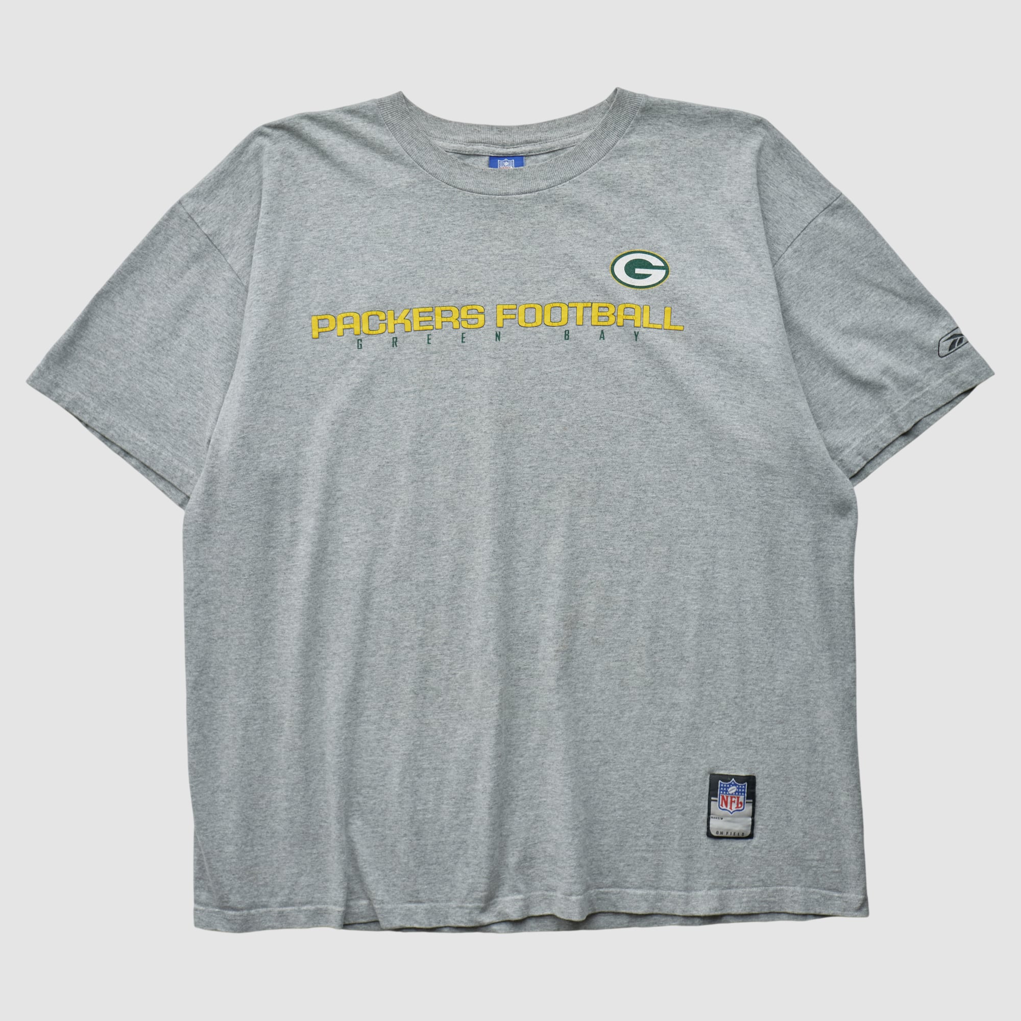 Green Bay Packers Reebok 2000s T-shirt - Heather Gray - 2XL