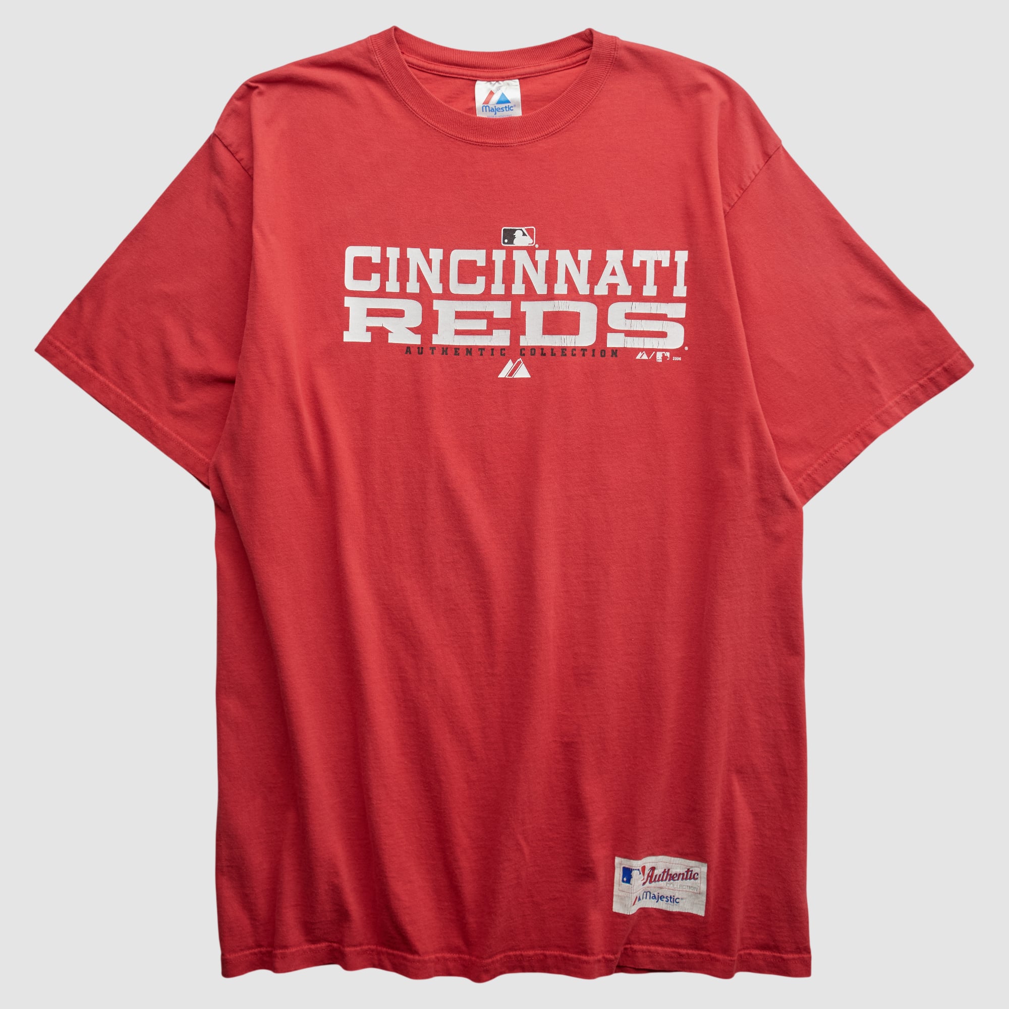 Cincinnati Reds Majestic 2000s T-shirt - Red - XL