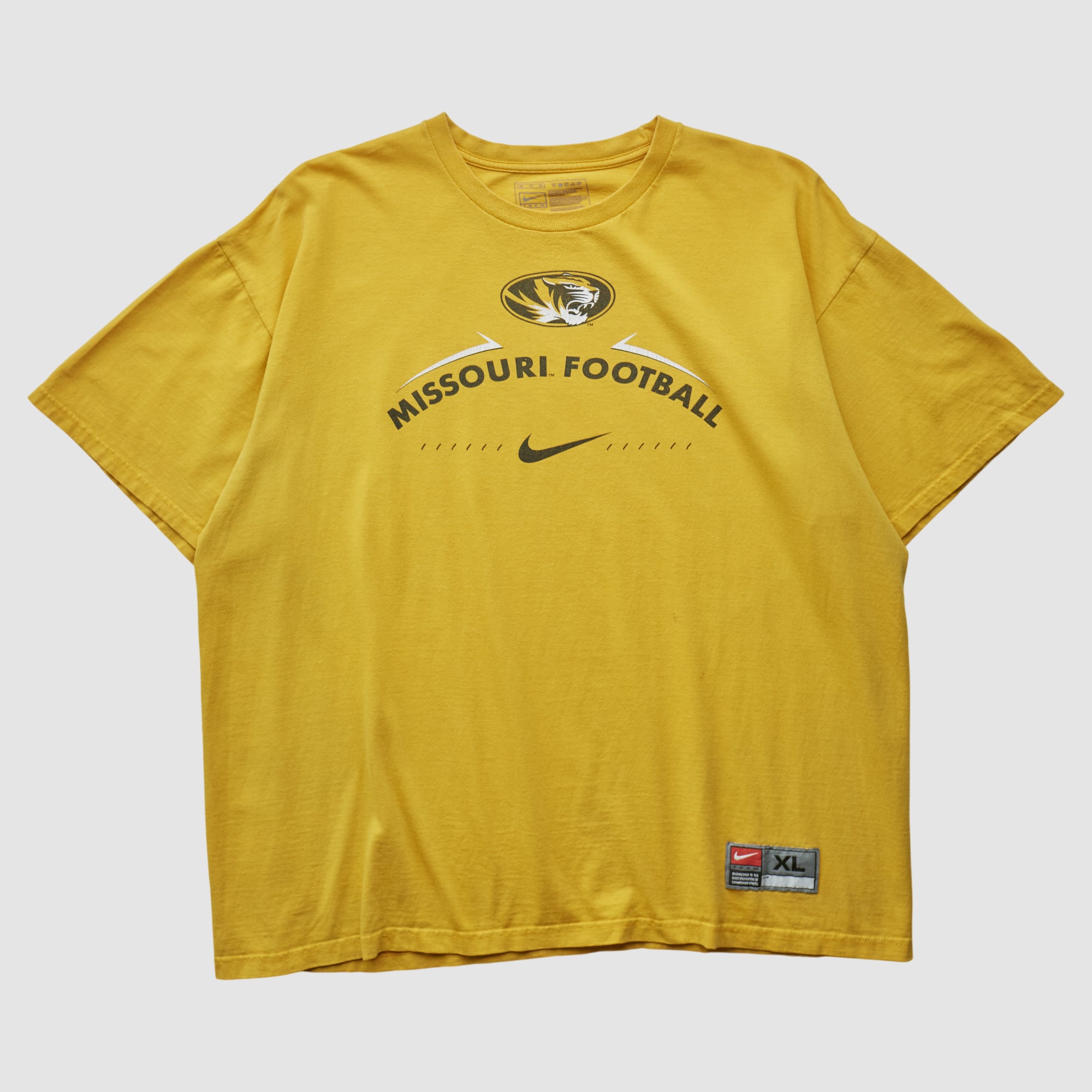 Missouri Tigers Nike 2000s T-shirt - Yellow - XL