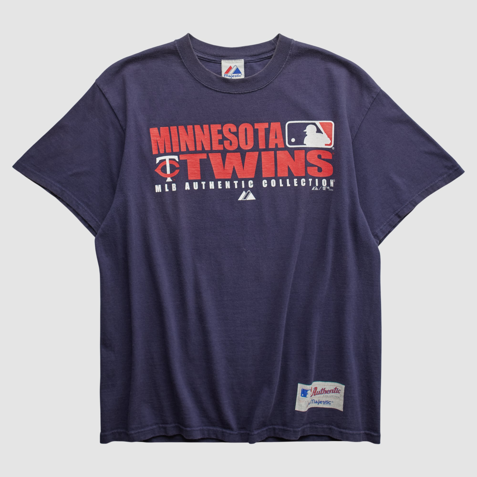 Minnesota Twins Majestic 2010s T-shirt - Navy - M