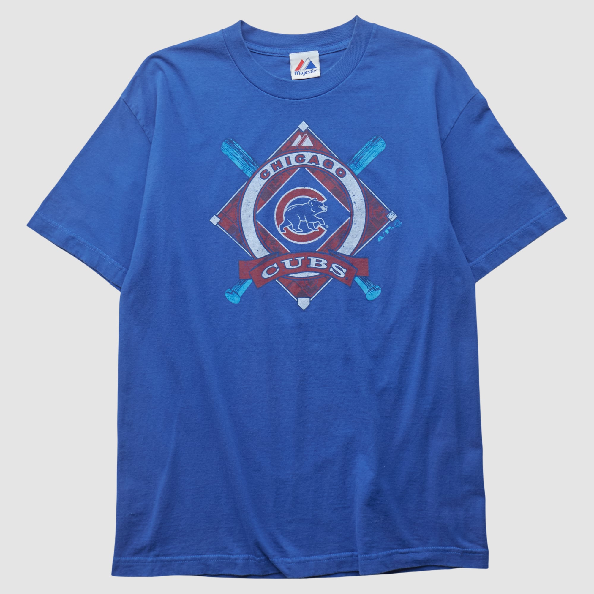Chicago Cubs Majestic 2010s T-shirt - Blue - S