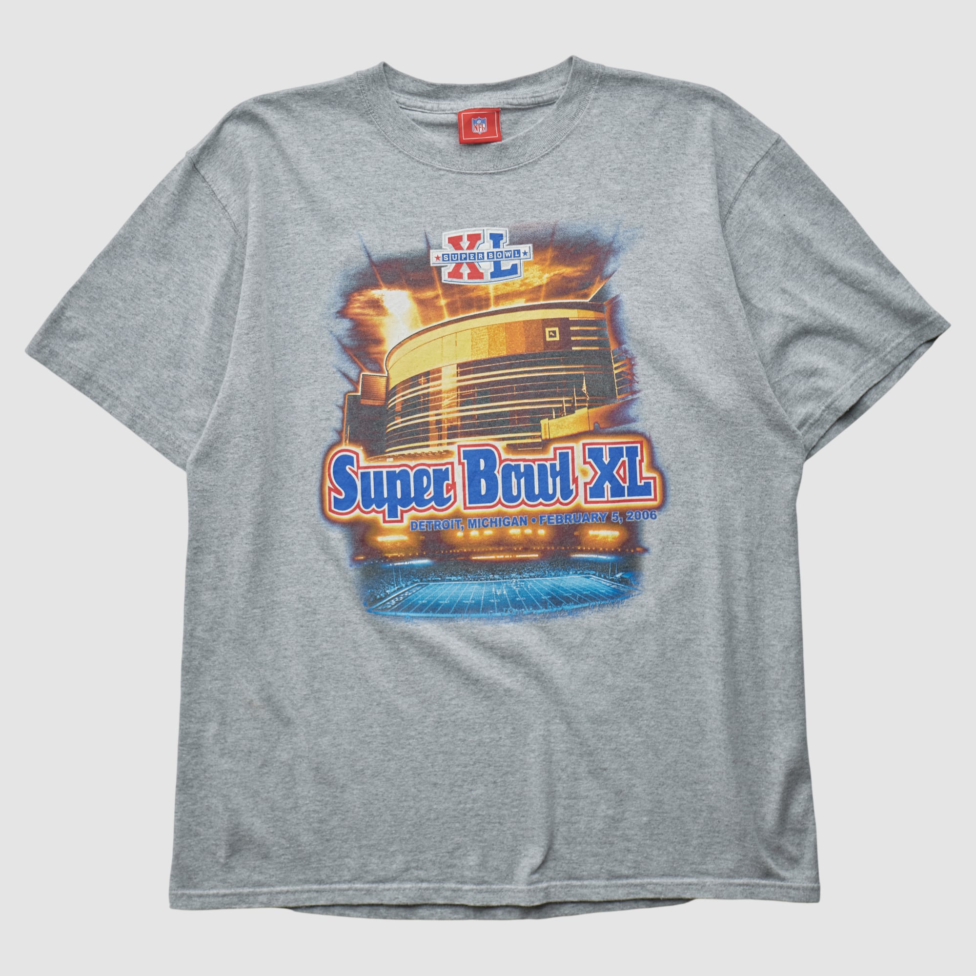 Super Bowl NFL 2006 T-shirt - Heather Gray - L