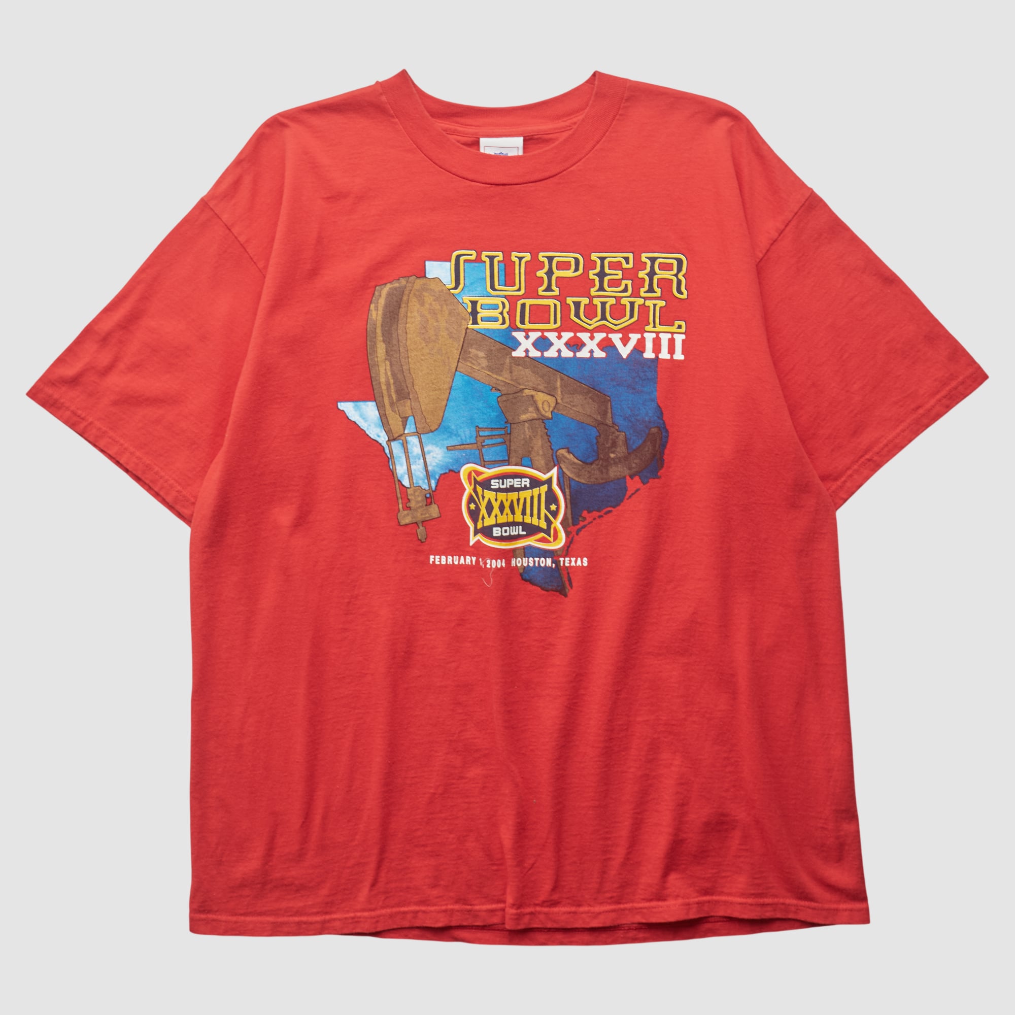Super Bowl NFL 2004 T-shirt - Red - XL